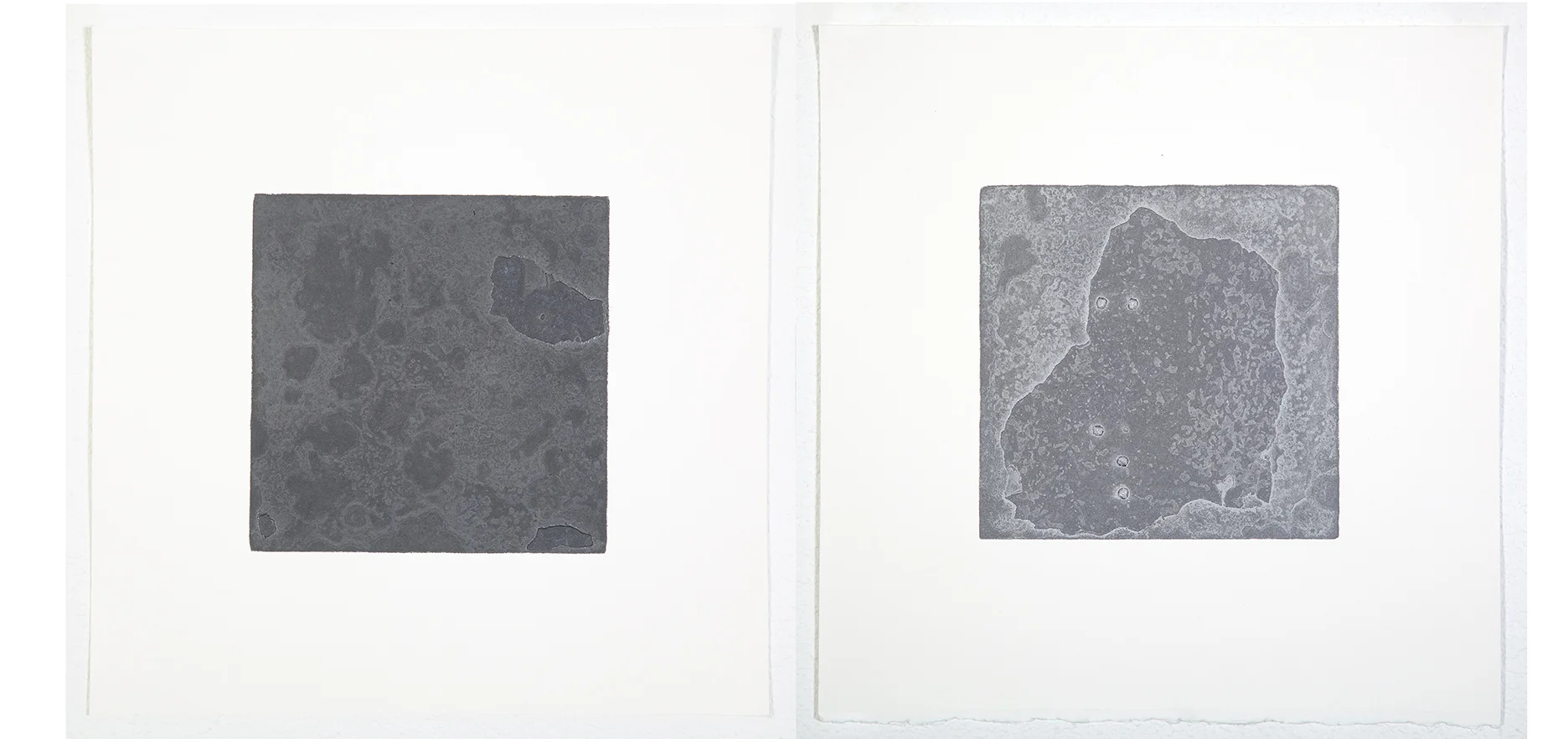 Degradation Study 1- A & B image area 9” x 9”.