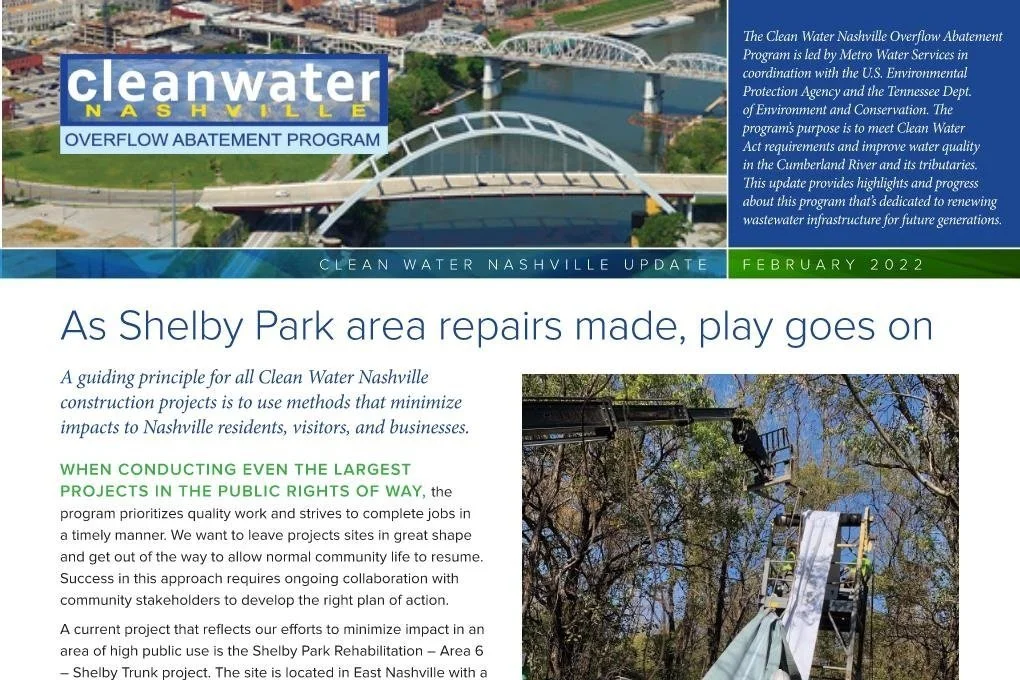 The latest Clean Water Nashville Newsletter is available!