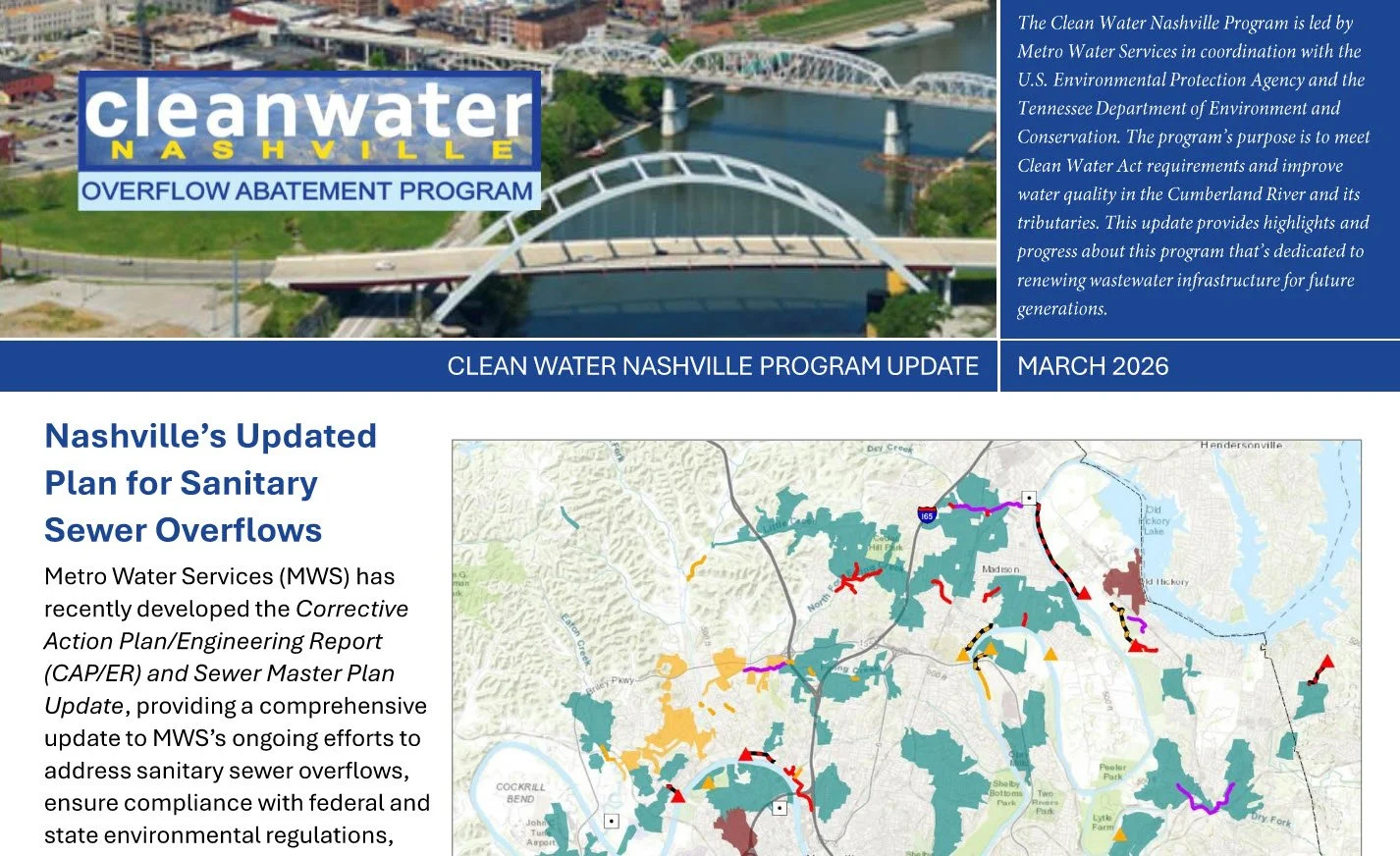 The latest Clean Water Nashville newsletter is now available!