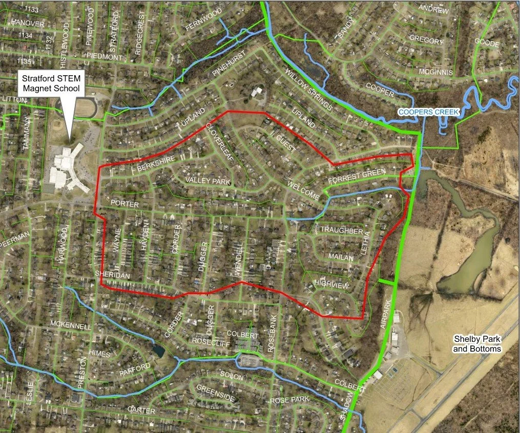 Shelby Park Rehabilitation - Area 7 - Forrest Green