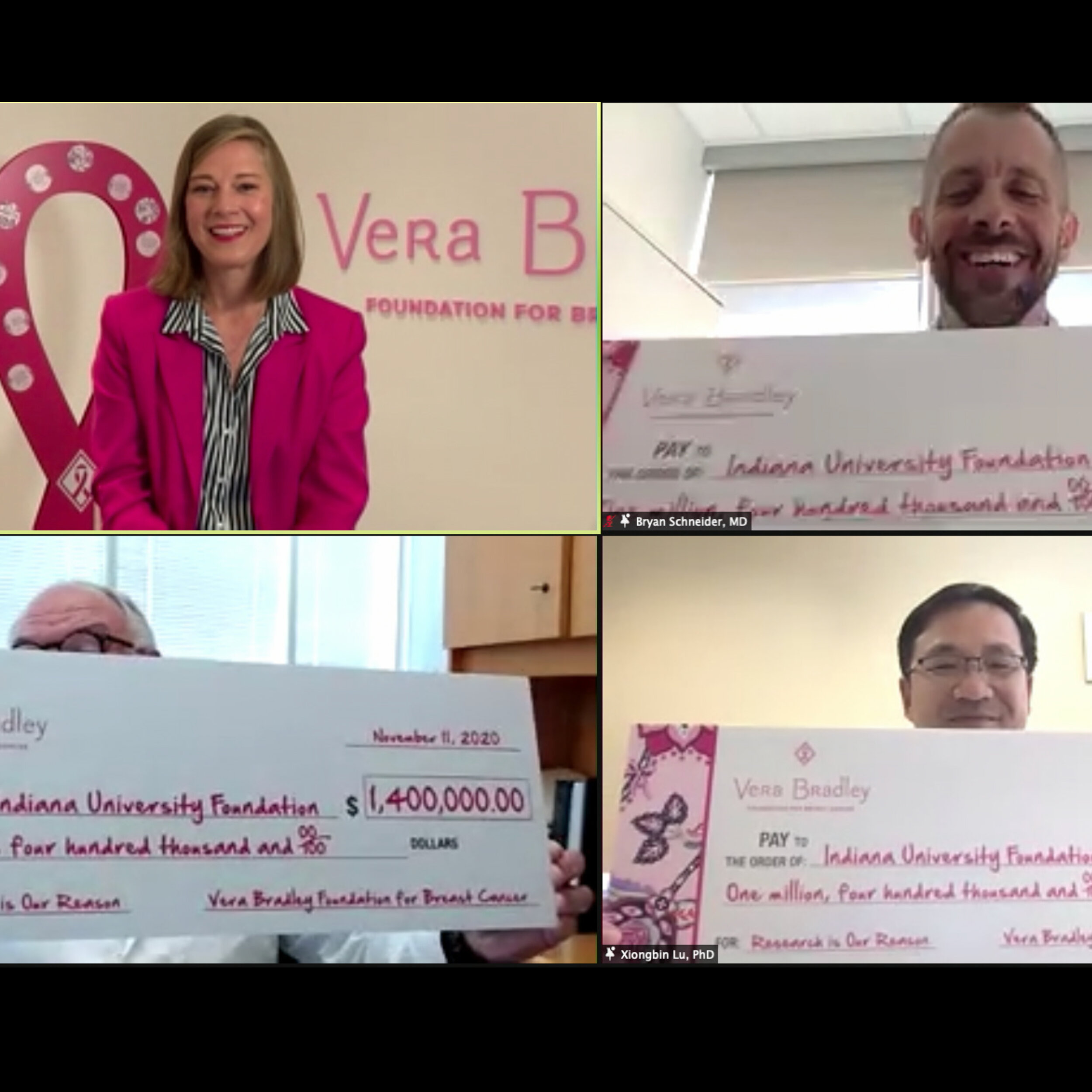 Vera Bradley Foundation for Breast Cancer raises $1.4 million