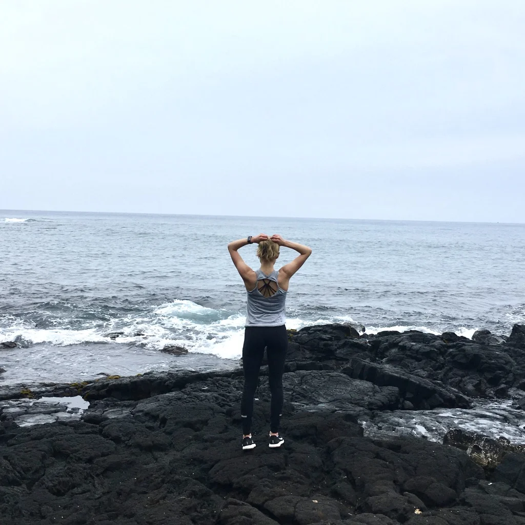 working out on vacation