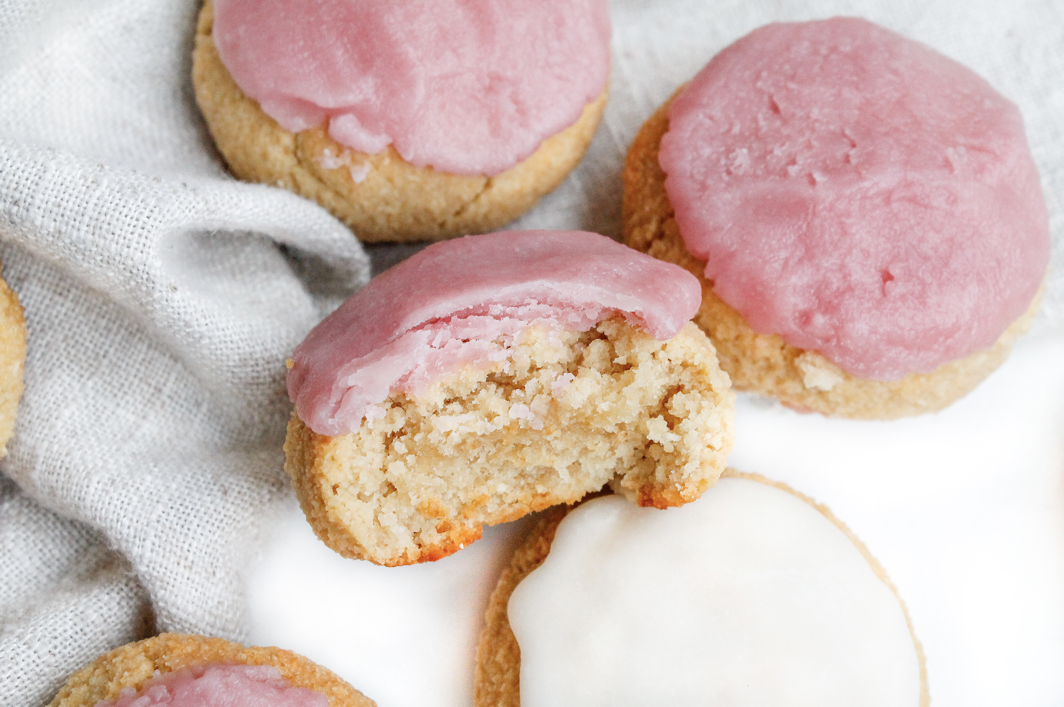 Paleo Sugar Cookies with Dairy Free Coconut "Frosting"