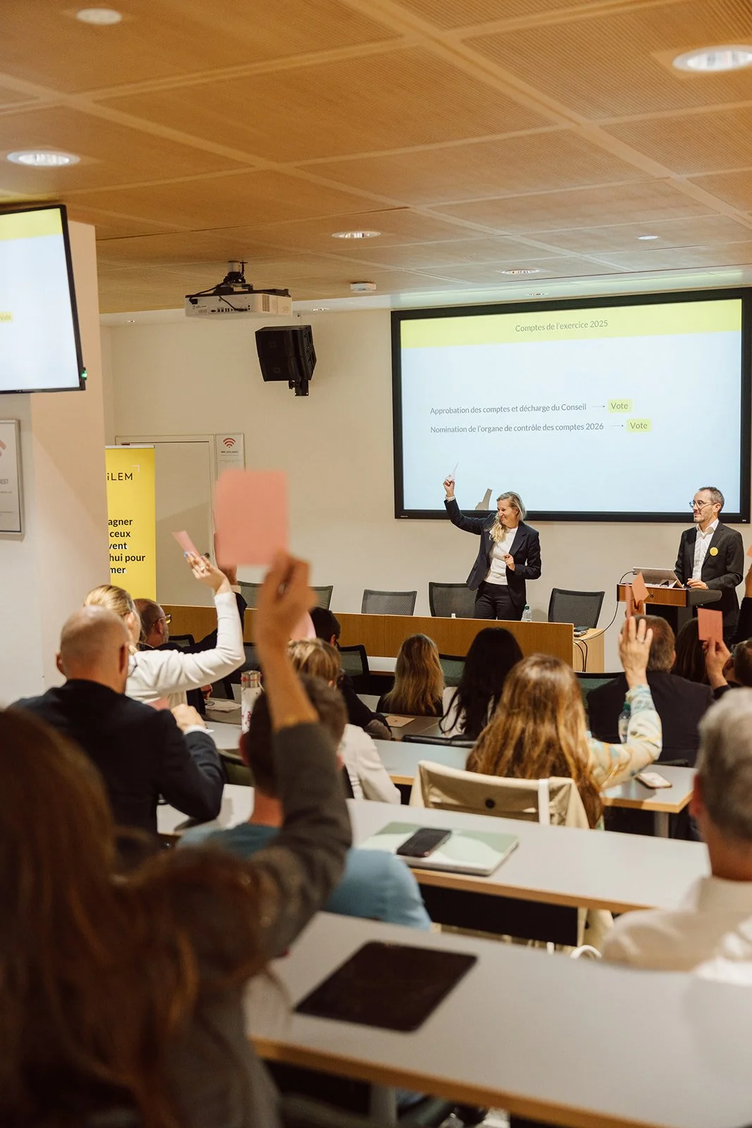 Table ronde d’entrepreneurs lors de l’Assemblée générale de GENILEM