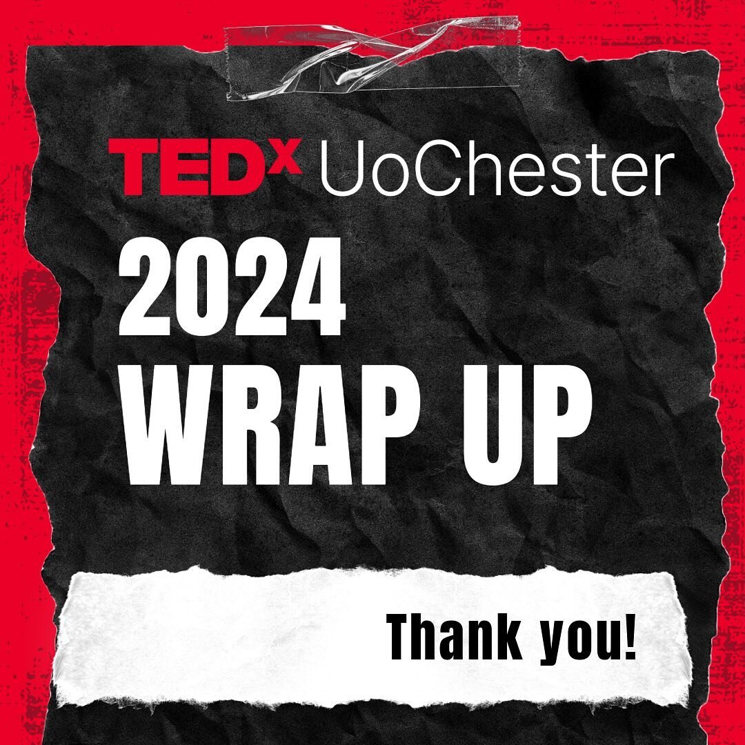 TEDxUoChester 2024 has ended, and we're so thankful for our brilliant speakers and everyone involved who made our event a fantastic success. Additionally, a massive thank you to our audience as well who we hope had found the talks informative and val