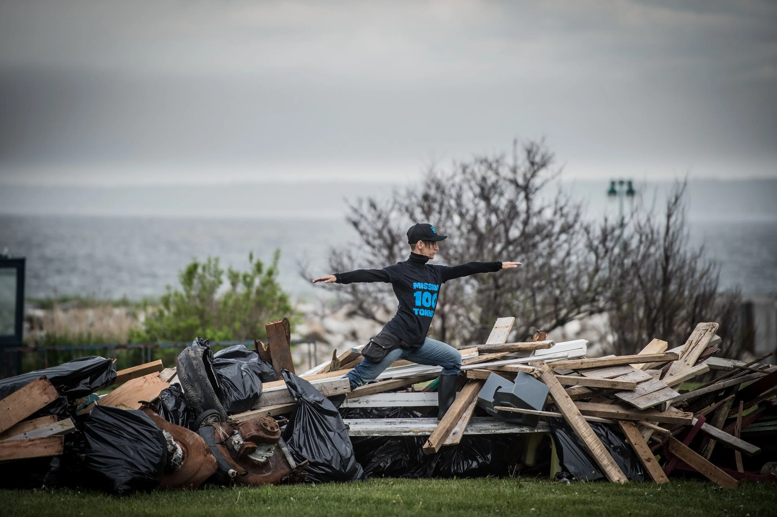 Photo prise lors de la Tournée québécoise de Mission 100 tonnes . Mon Karma yoga 2019 - Photo Jimmy Vigneux