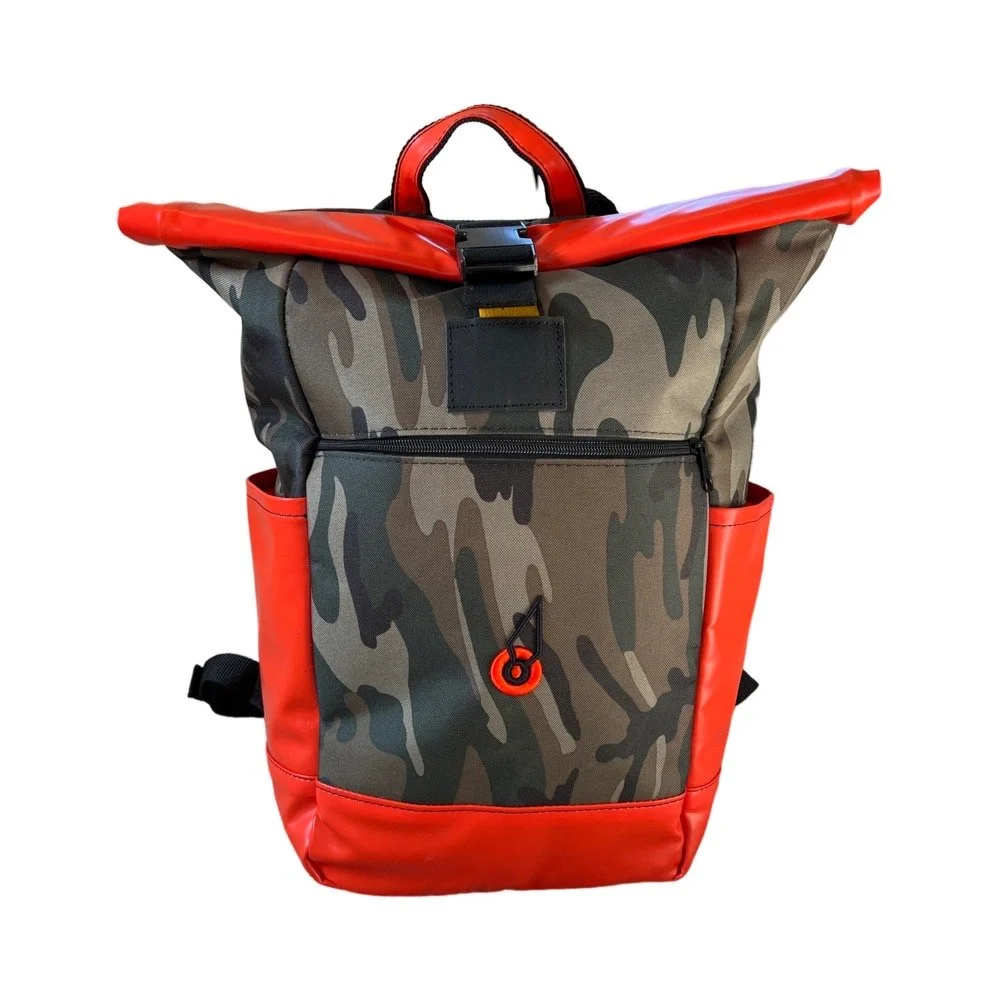 The Rugged Roll Top Backpack- Camo