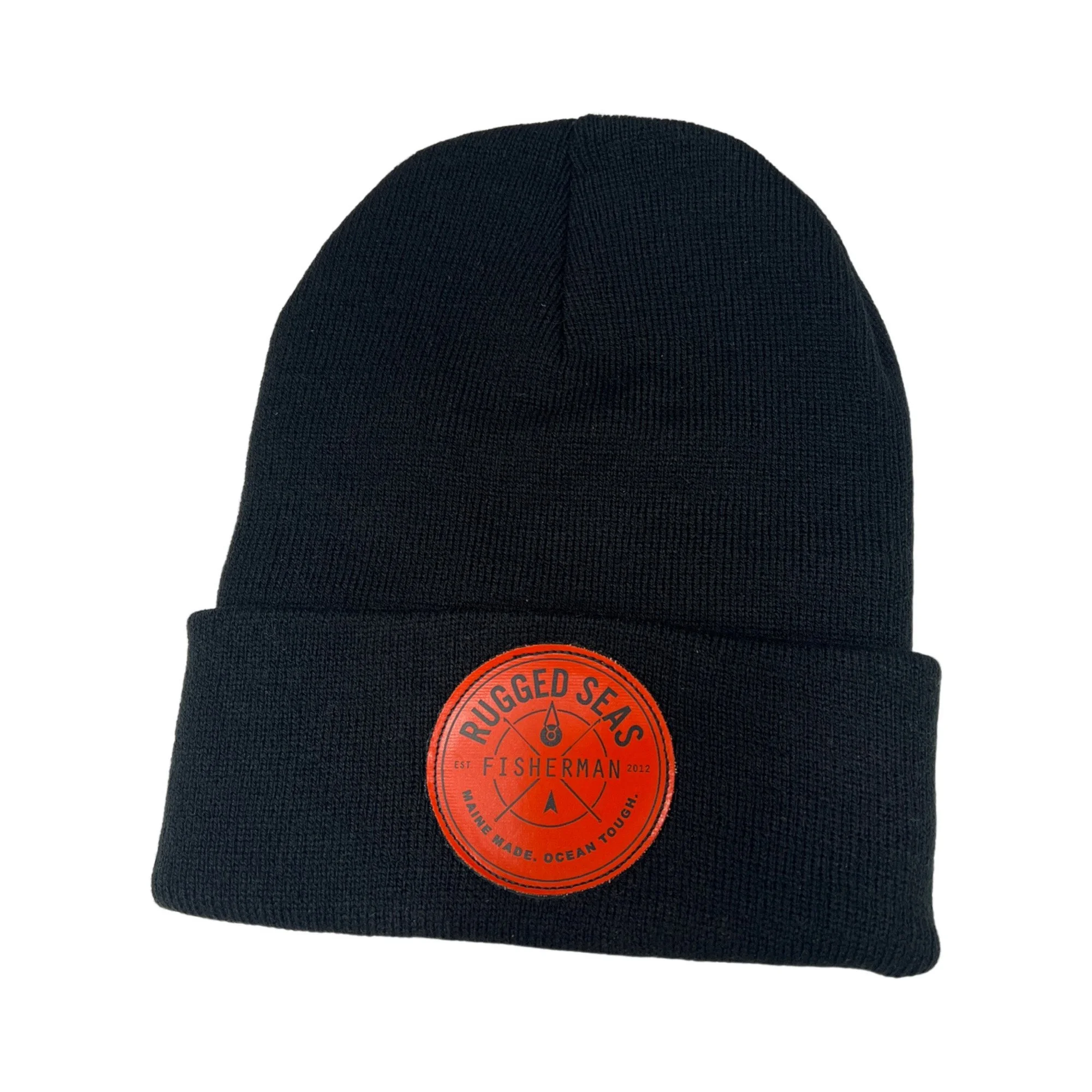 The Watch Cap- Black/Orange