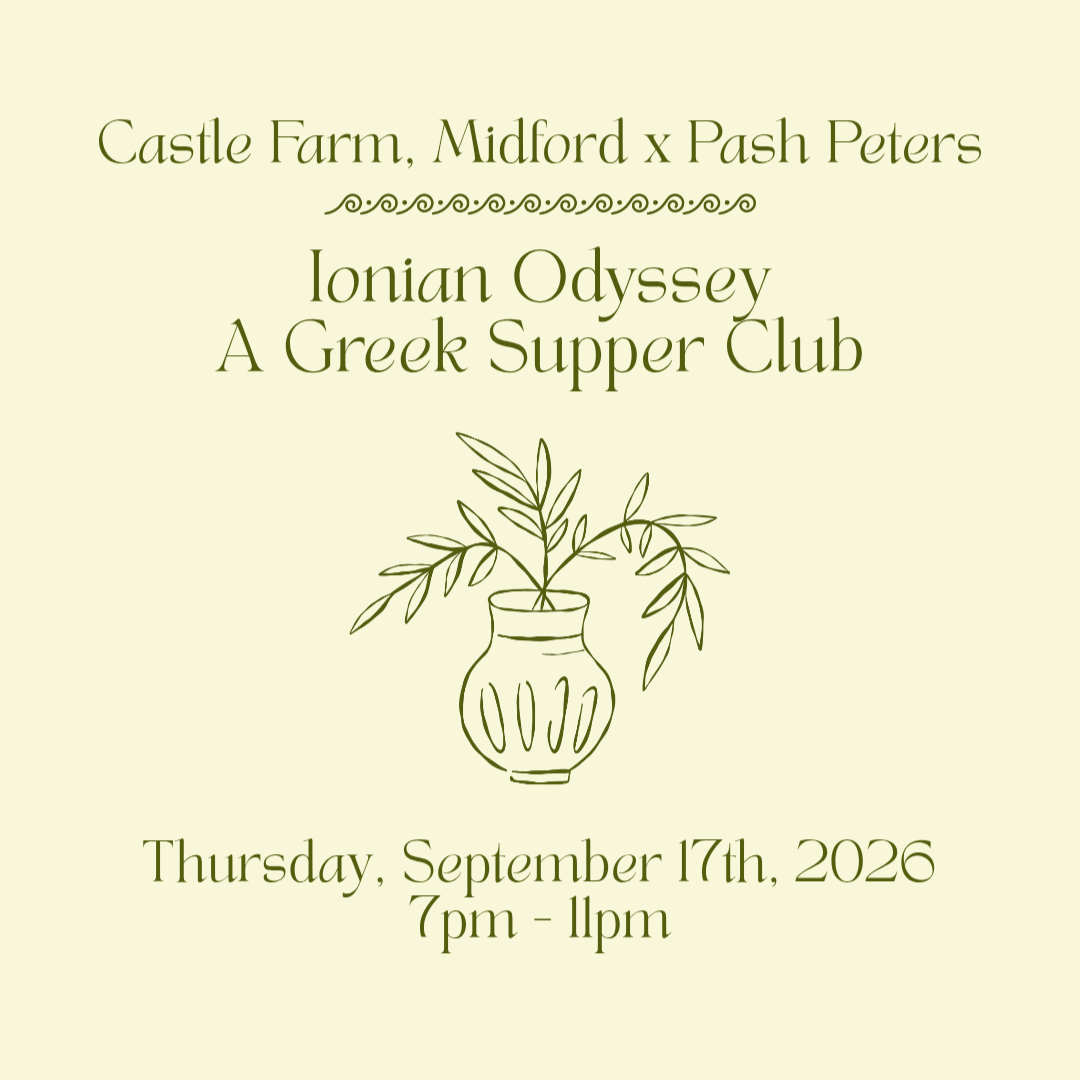 Ionian Odyssey A Greek Supper Club with Bristol Lido's Pash Peters