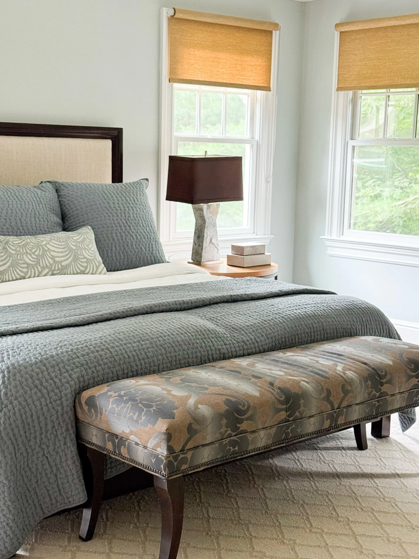 Small upgrades to this bedroom including a new rug, bedding, and accessories help to give it a fresh new look.

#bedroomdecor #bedroominspo#bedroommakeover #yourstylejusttweaked #thetweakedhome #203 #connecticuthomes