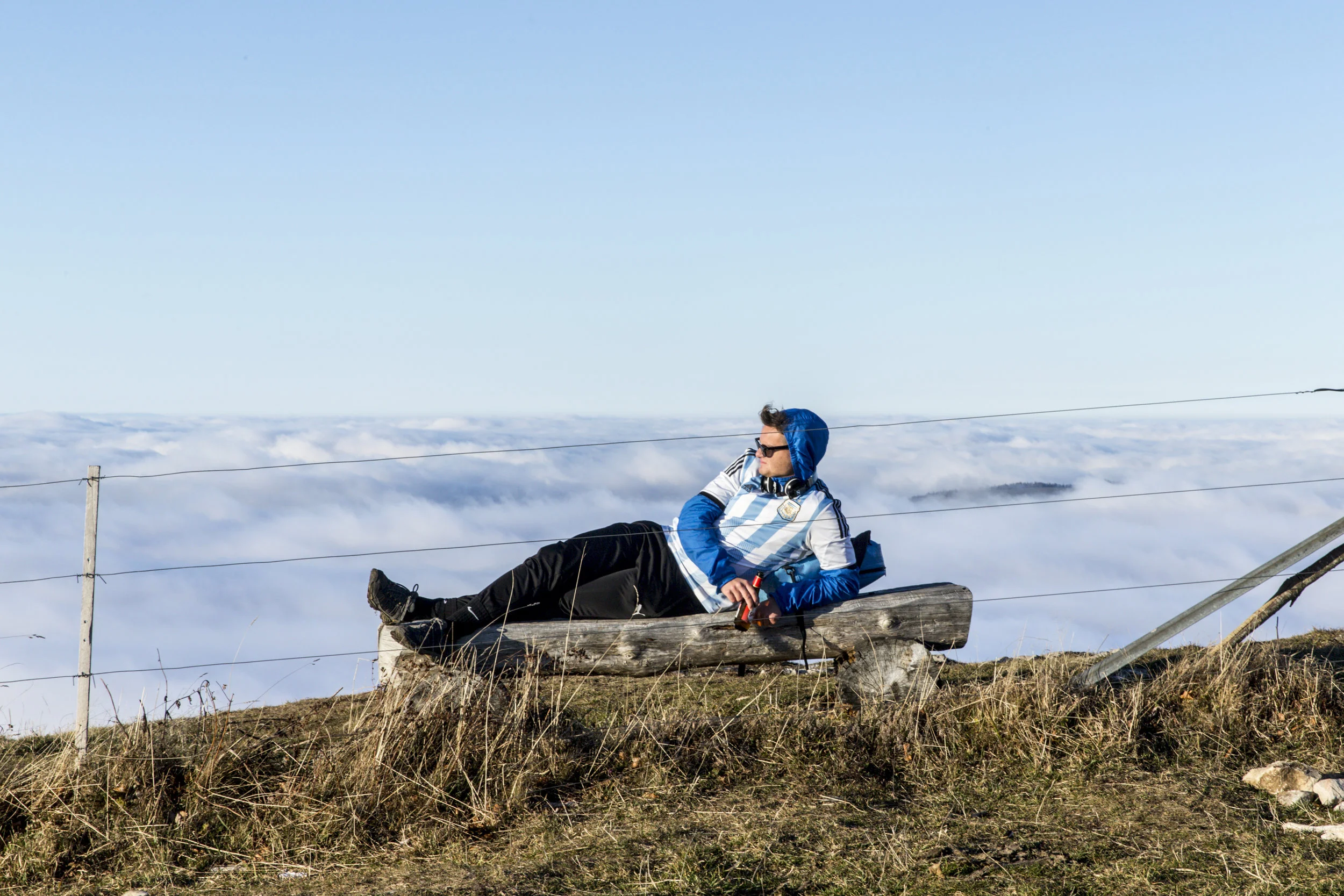 Themenbild: Dem Nebel entfliehen, wo kommt man im Herbst am besten aus der Nebelsuppe im Flachland? Aufgenommen am 16. November 2018 auf dem Weissenstein bei Solothurn.