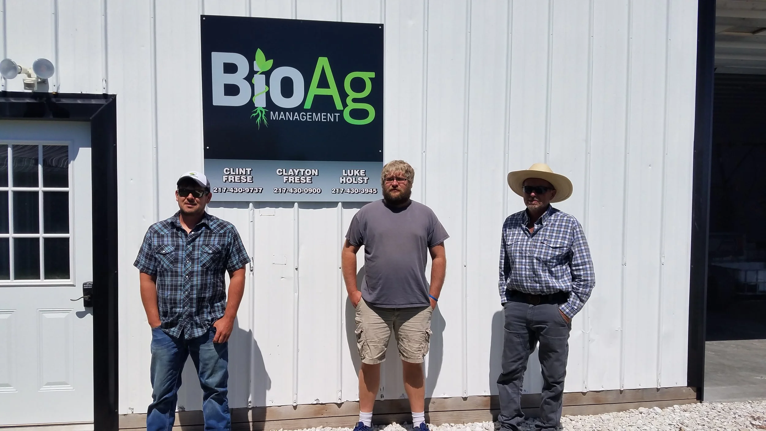 Left to right, Clint Frese, Luke Holst, Vern Smith, not pictured, Clayton Frese, Matt Slaughter and Ford Smith