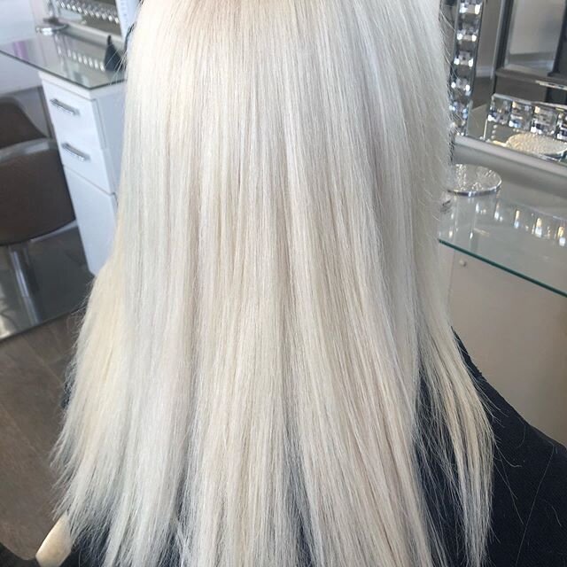 Ice white by Joanne #blondehair #icyblondehair