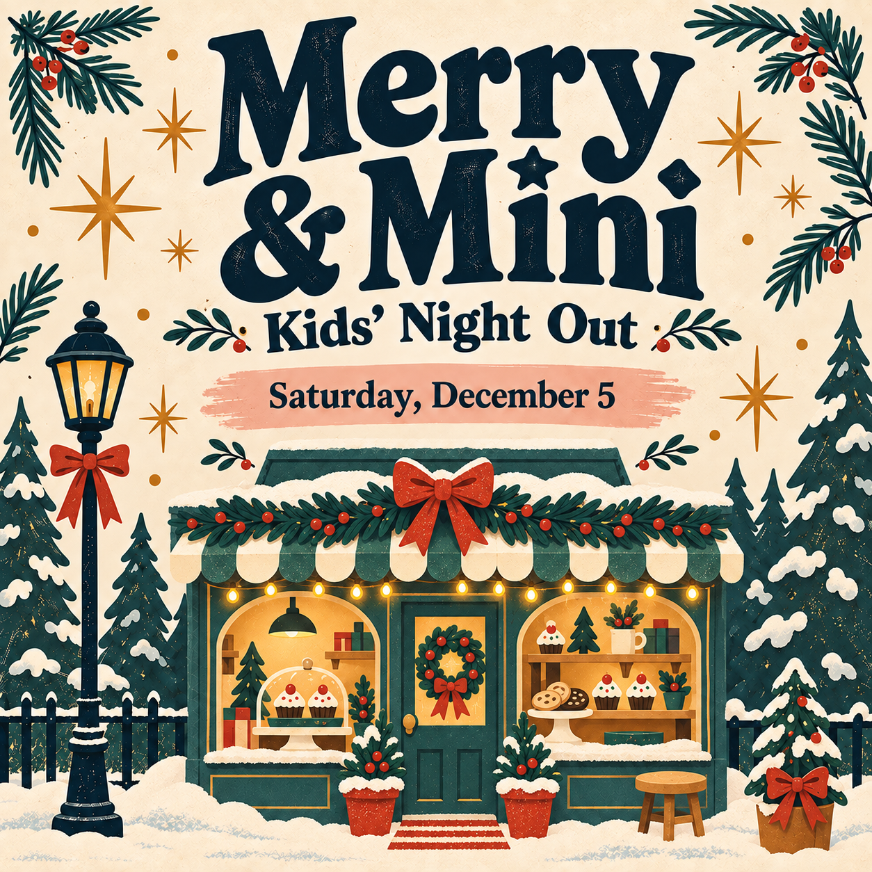 Kids’ Night Out — Merry & Mini