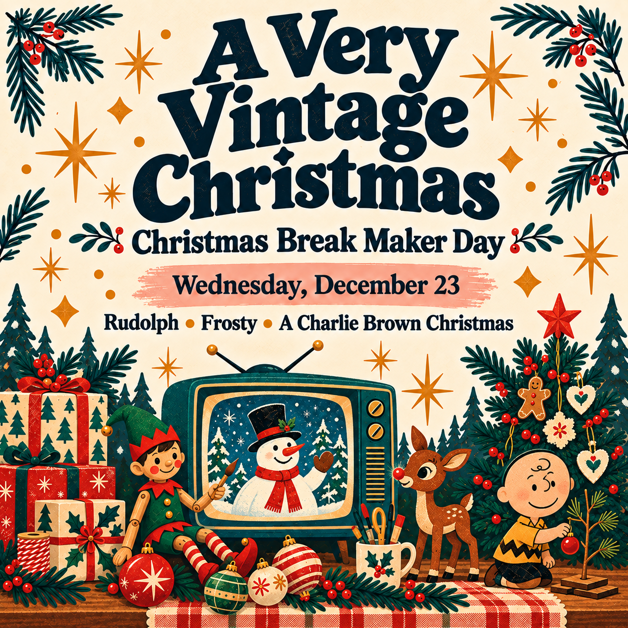 A Very Vintage Christmas  Christmas Break Makers