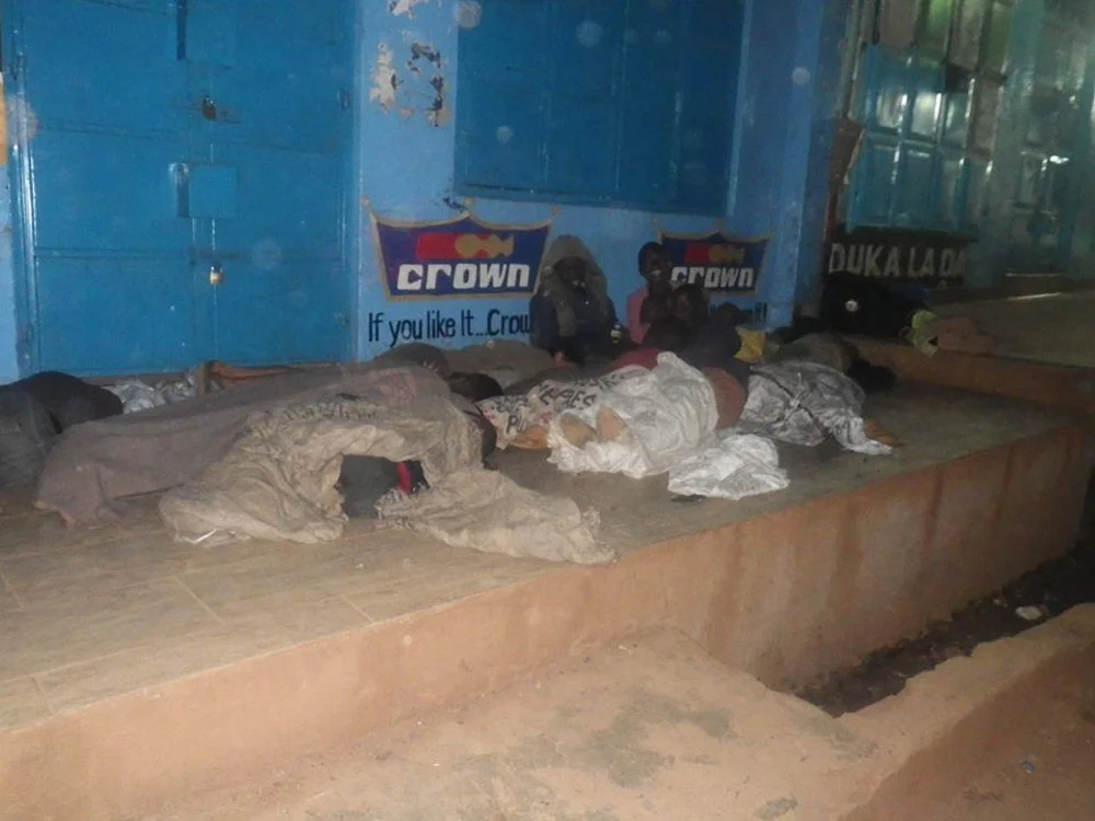 Sleeping On The Street