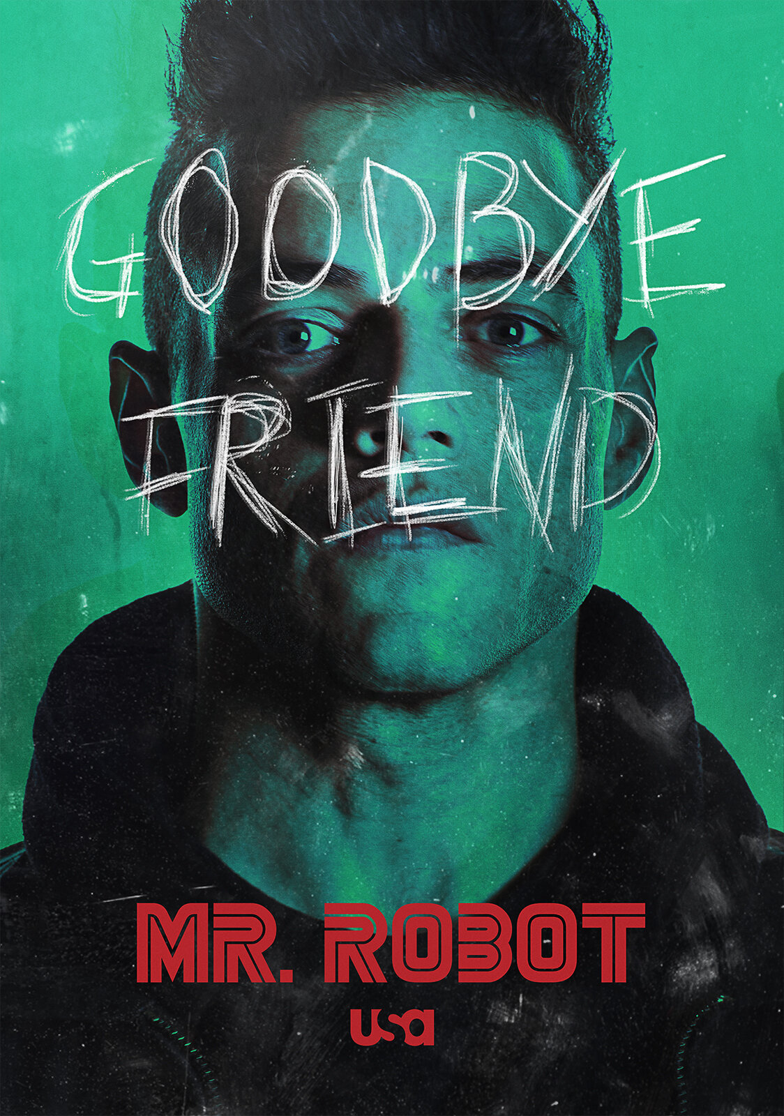 The Mr. Robot season 4 poster shows its holiday spirit