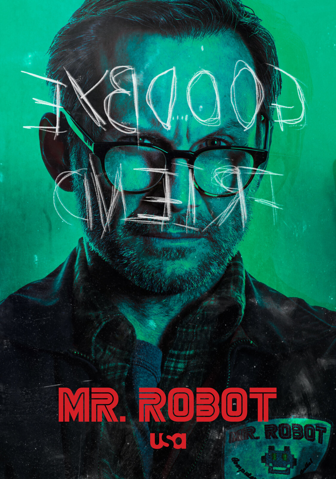 The Mr. Robot season 4 poster shows its holiday spirit