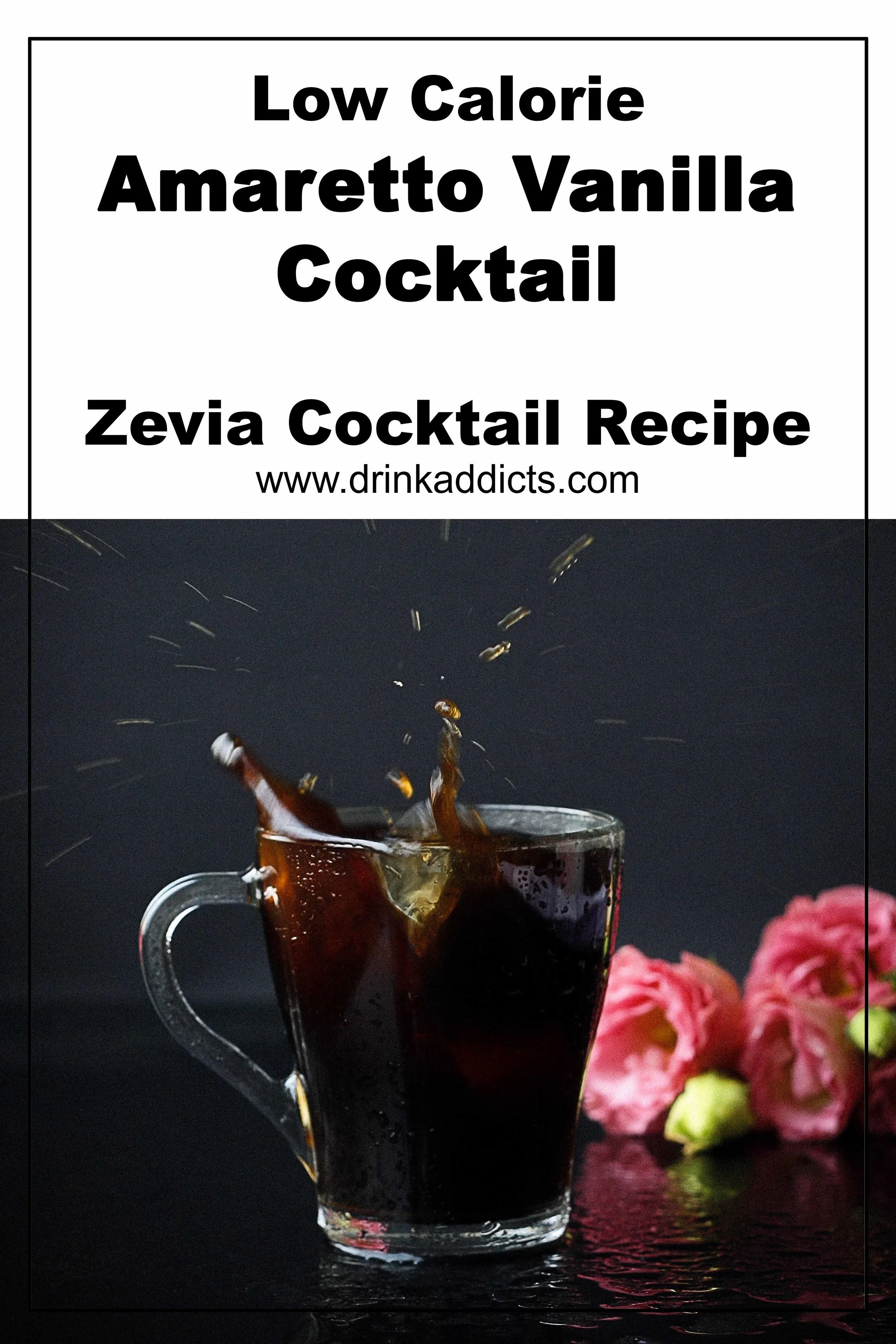 Low Calorie Amaretto Vanilla Cocktail Zevia Cocktail Recipes — Let's
