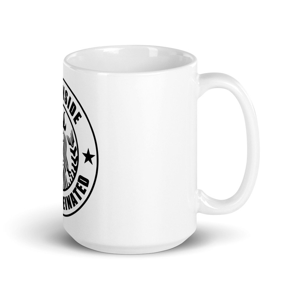 Dead Inside But Caffeinated Coffee Mug — Let's Drink!