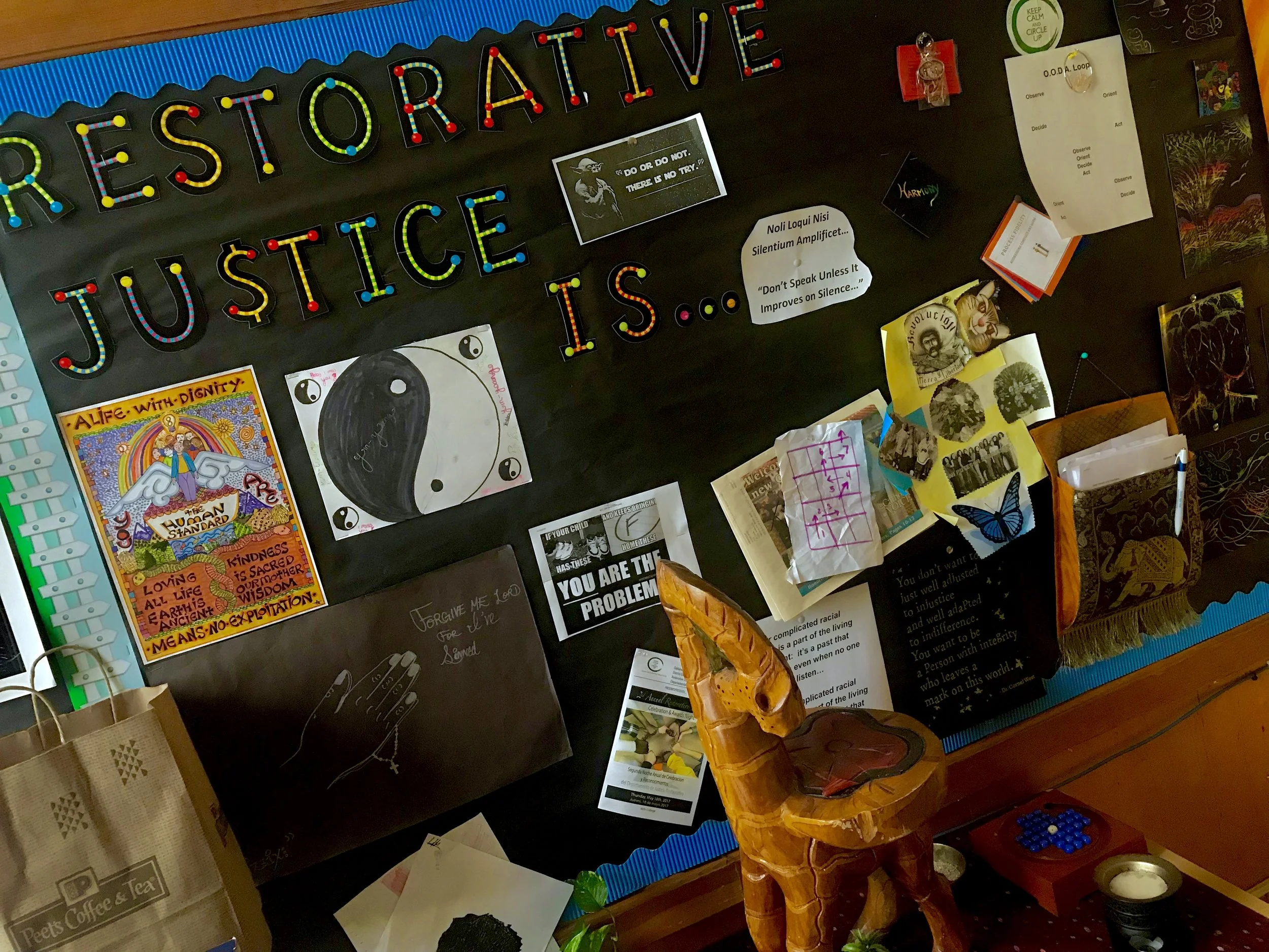 Oakland students display what RJ is