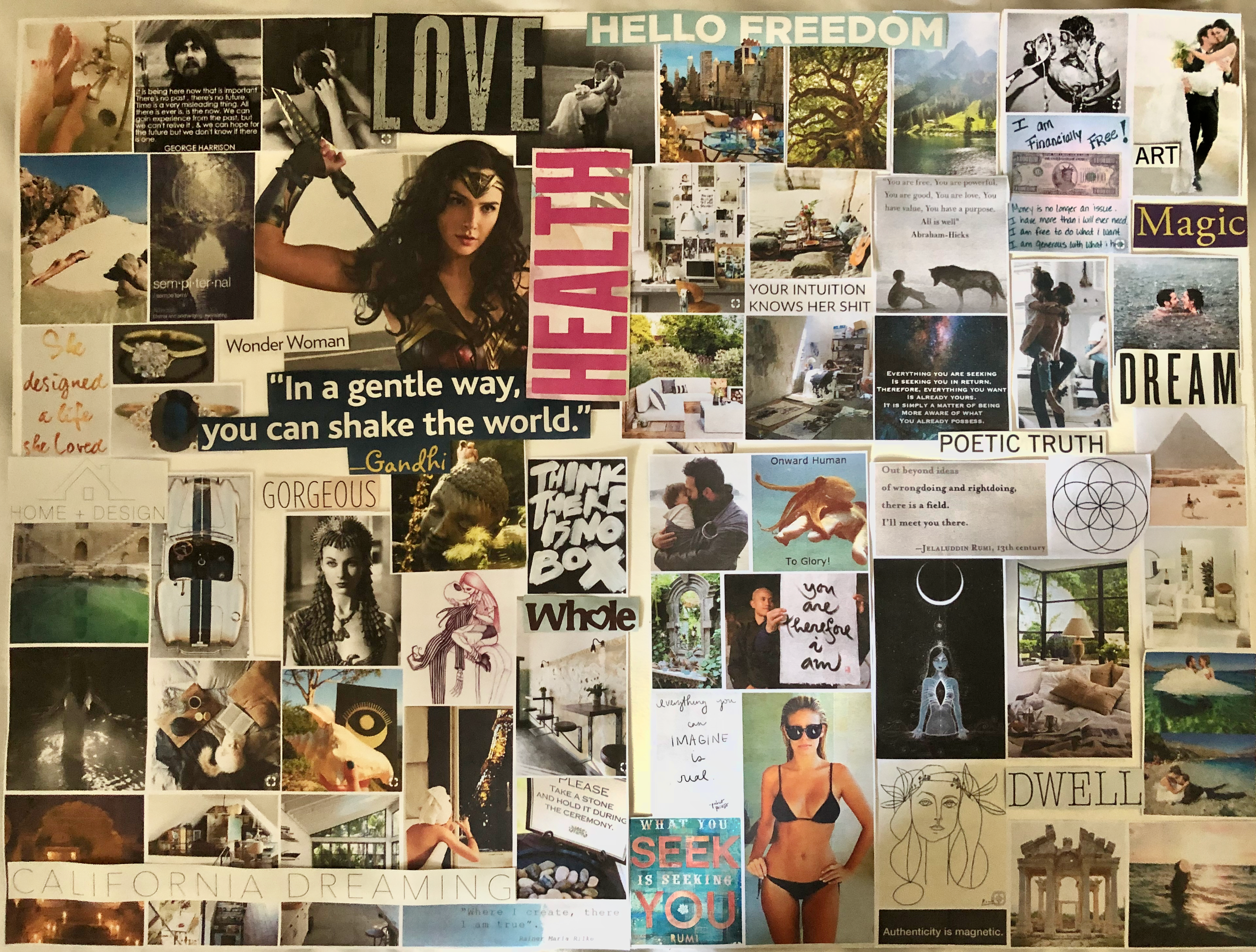 How to Make a Vision Board that Works + FREE Quotes  Making a vision board,  Vision board party, Vision board diy