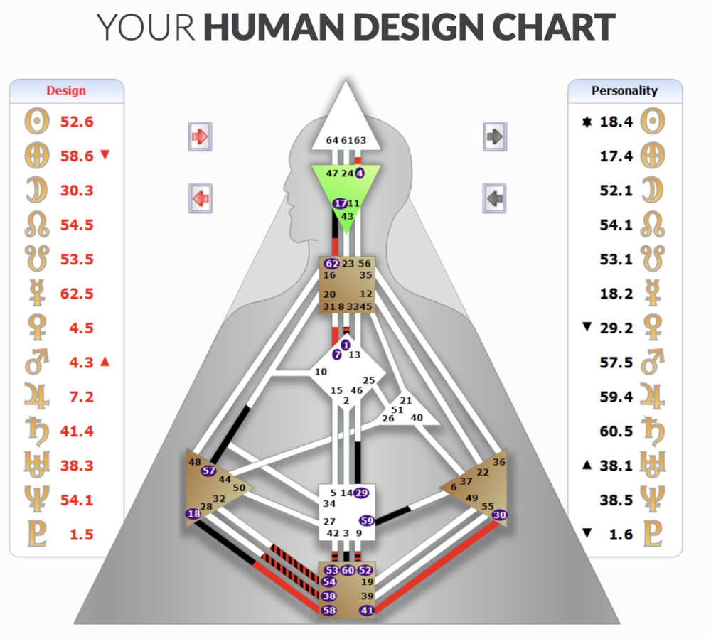 How to read your Human Design Chart — Catherine Rose Design