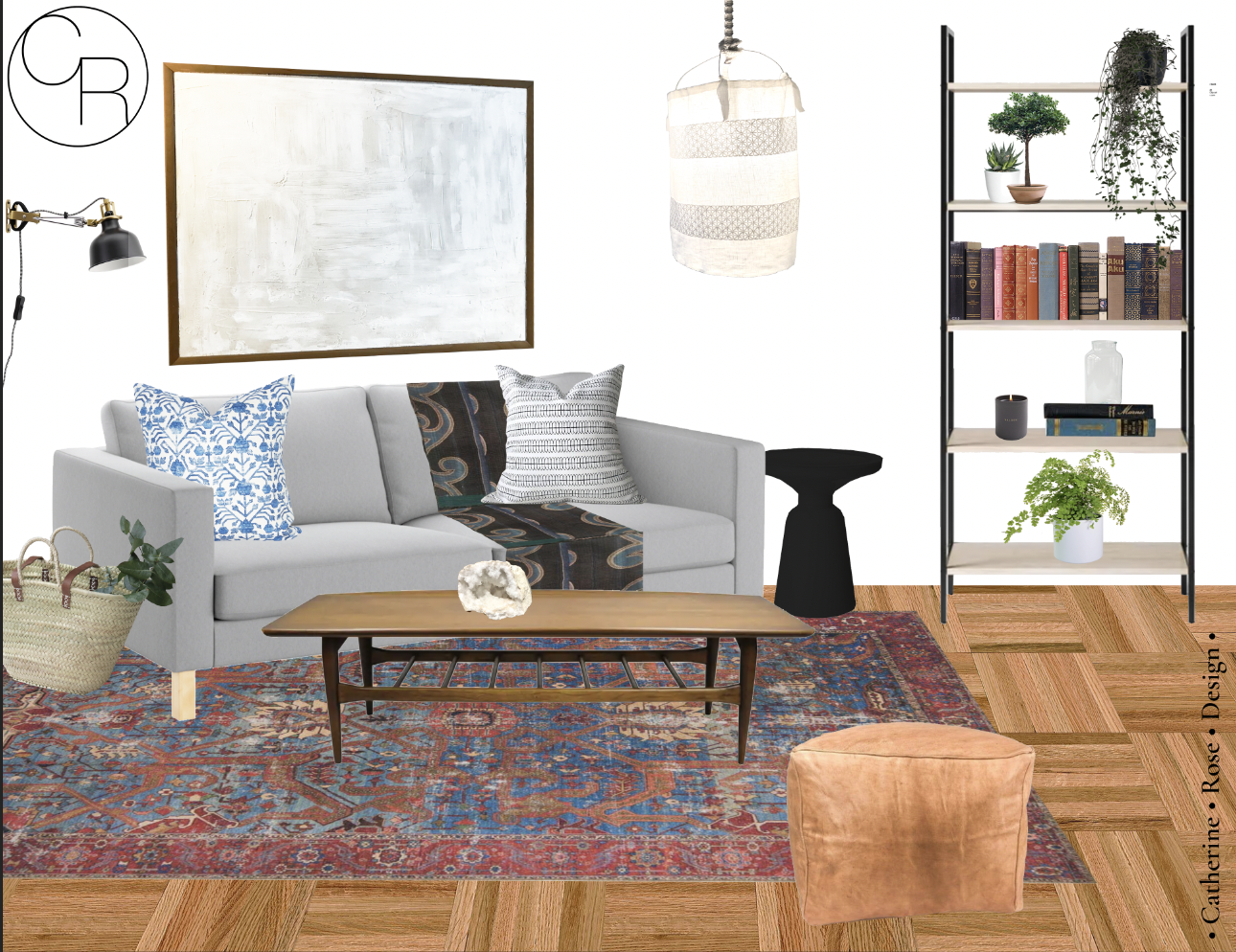 online interior design board living room design traditional rug