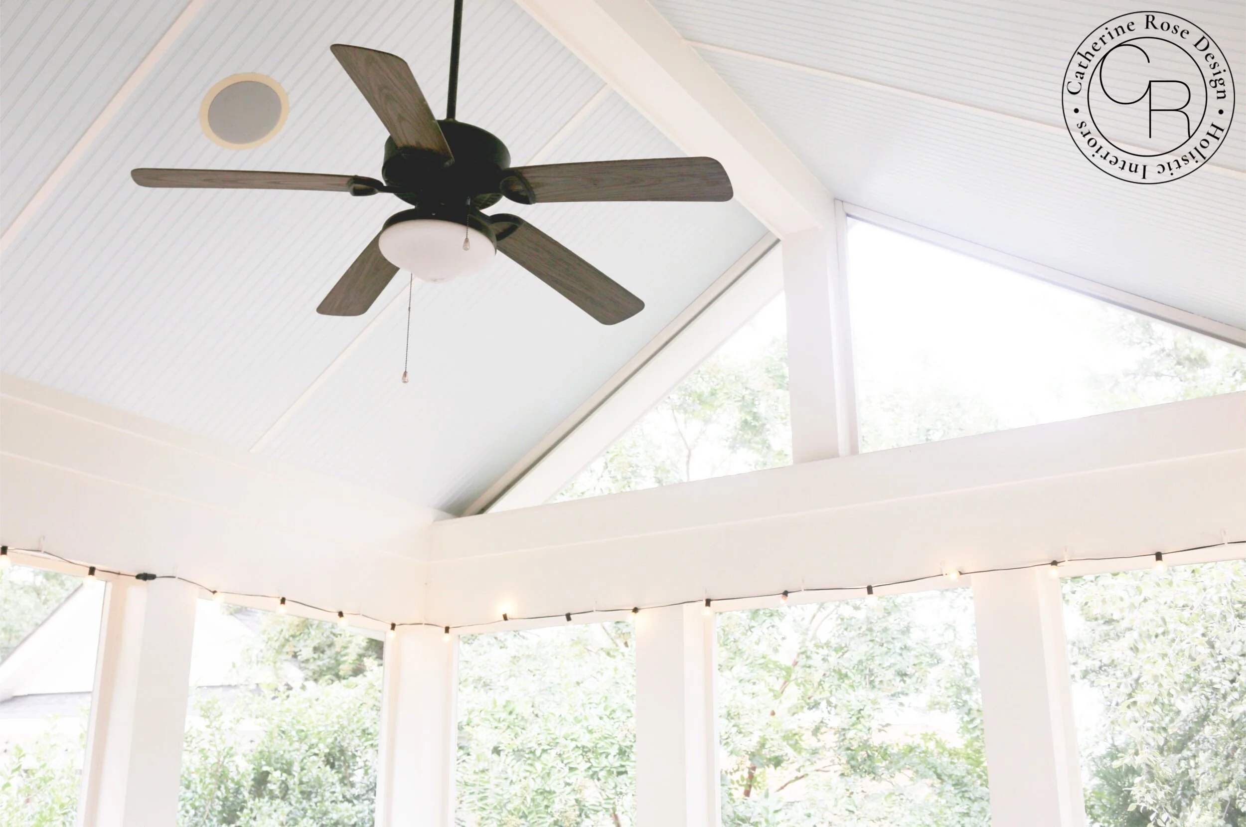 online interior design Arlington living room catherine rose design photo