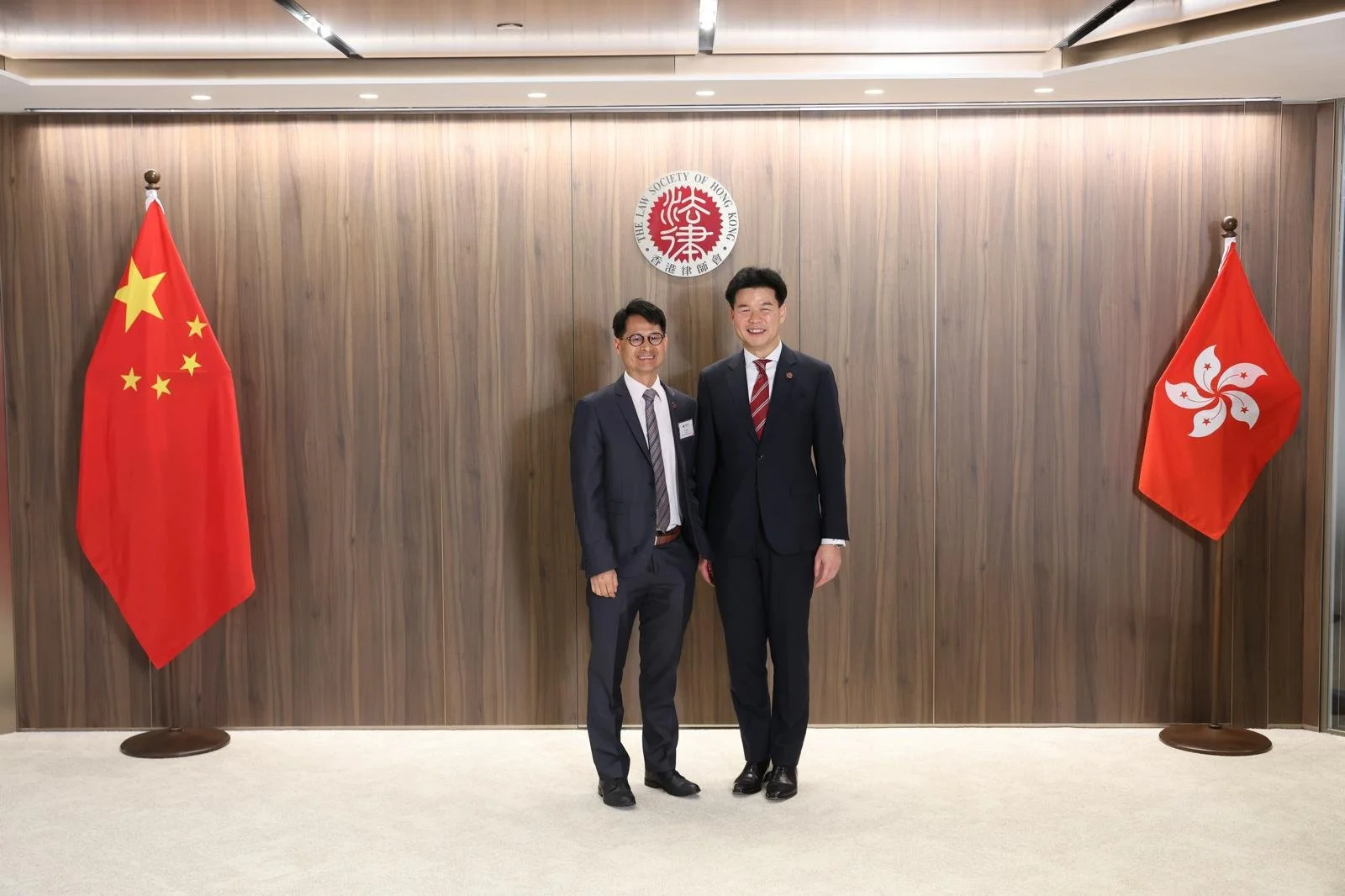 Mr Sam Tsui and Mr Roden ML Tong