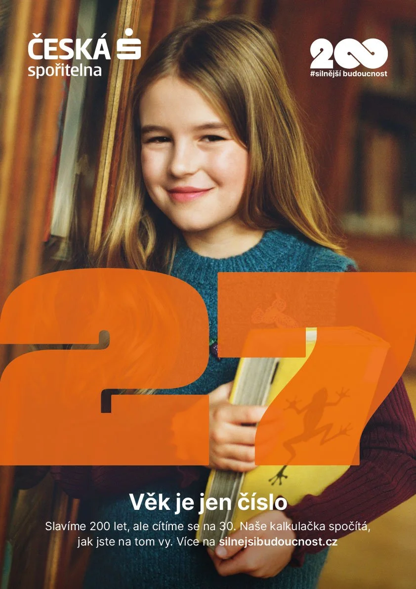 Česká Spořitelna campaign photo
