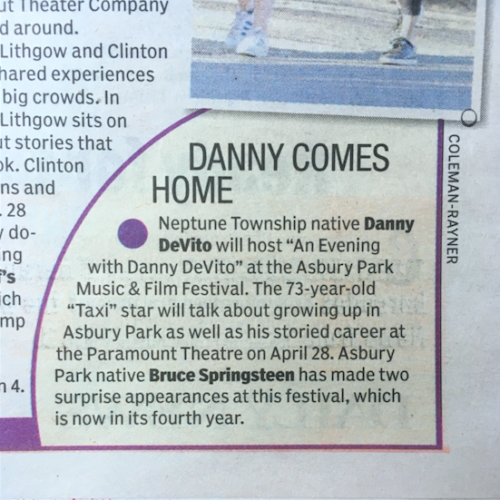 NY Daily News: Danny Comes Home
