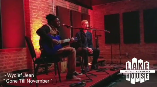 Wyclef Performs “Gone Till November” @ Lakehouse Music Academy (VIDEO)
