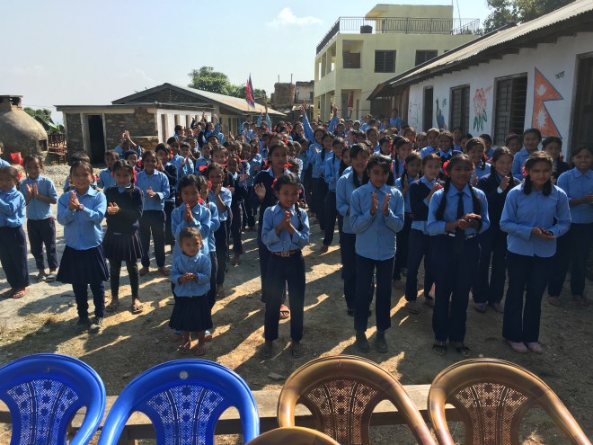 Raghu Secondary School Dedication Ceremony, November 2017.