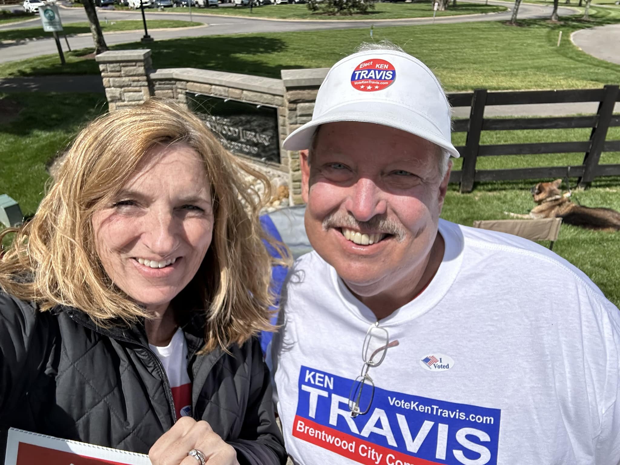It&rsquo;s a beautiful day to vote! Come see us at the library. Ken Travis