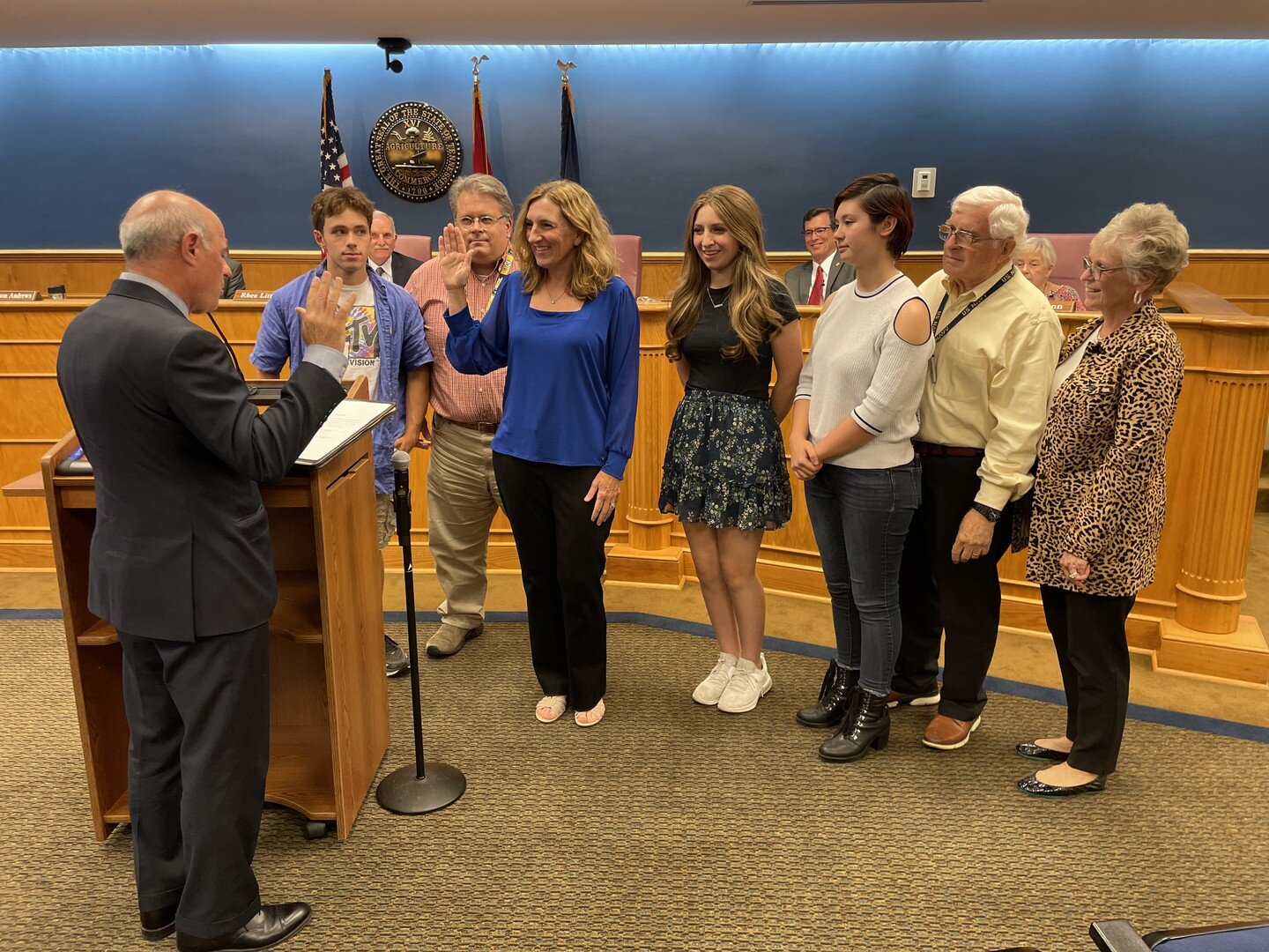 Monday, surrounded by family, I was sworn in for my 2nd term in office (4 years). I am honored that I have the privilege of serving the residents of Brentwood.