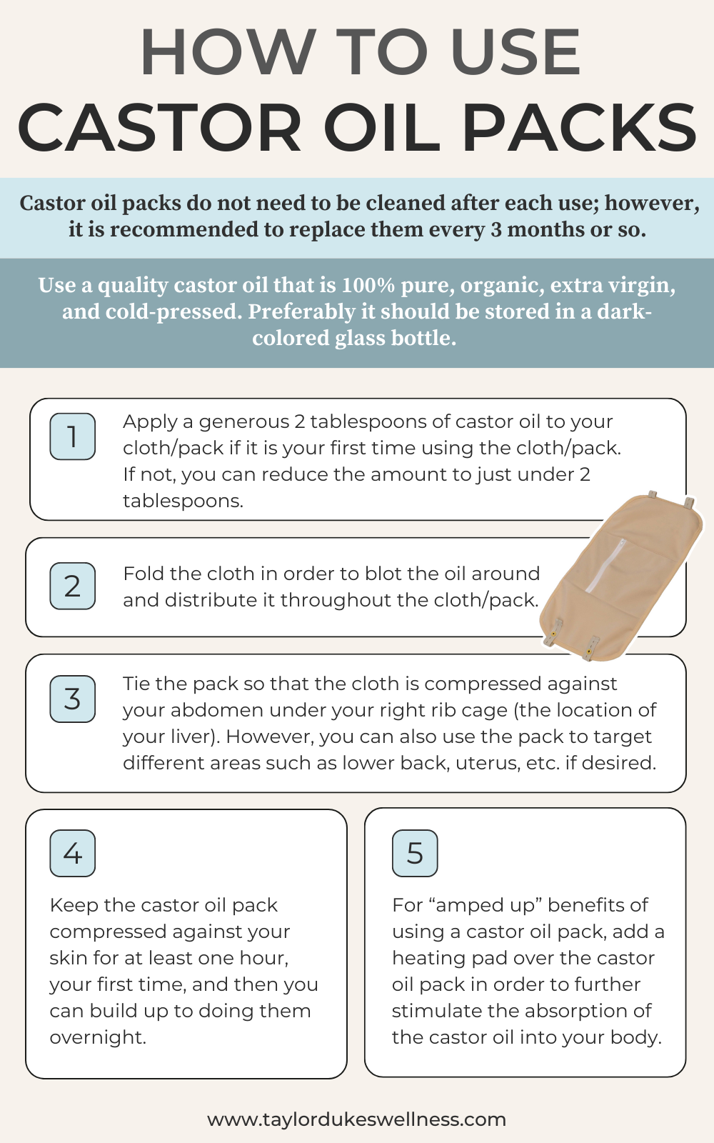 Three Health Trends and How to Do Them Castor Oil Packs, Dry Brushing