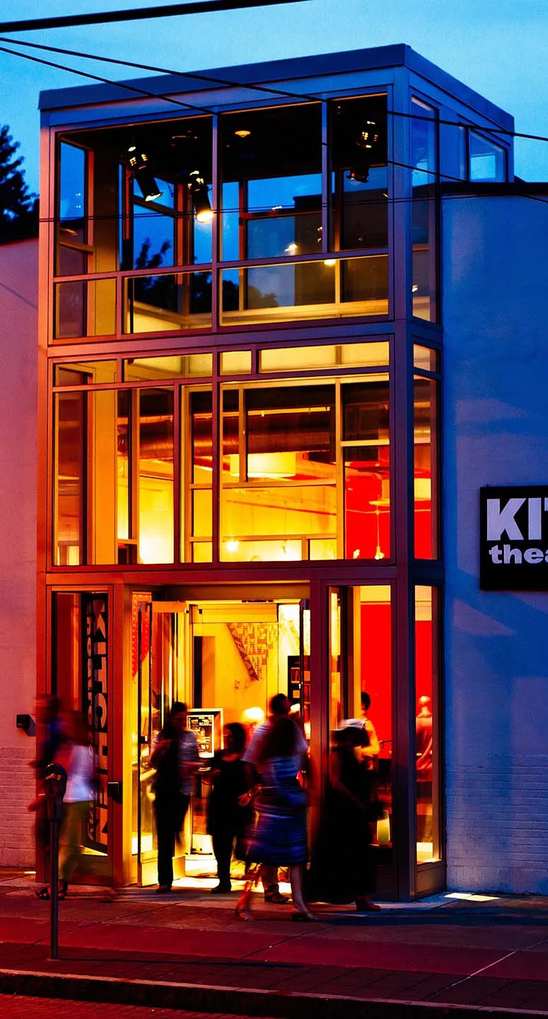 The Kitchen Theatre's LEED-certified building on West State/MLK Jr. Street in Ithaca. Photo by Dave Burbank.
