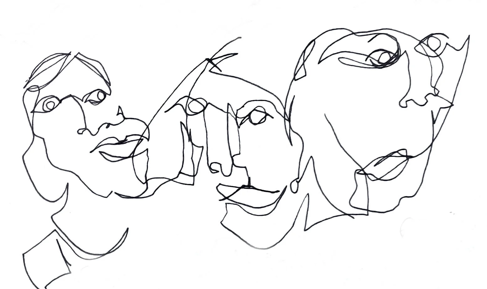 Blind Contour Portraits [FINE ART]