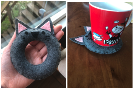 Felt Cat Coasters