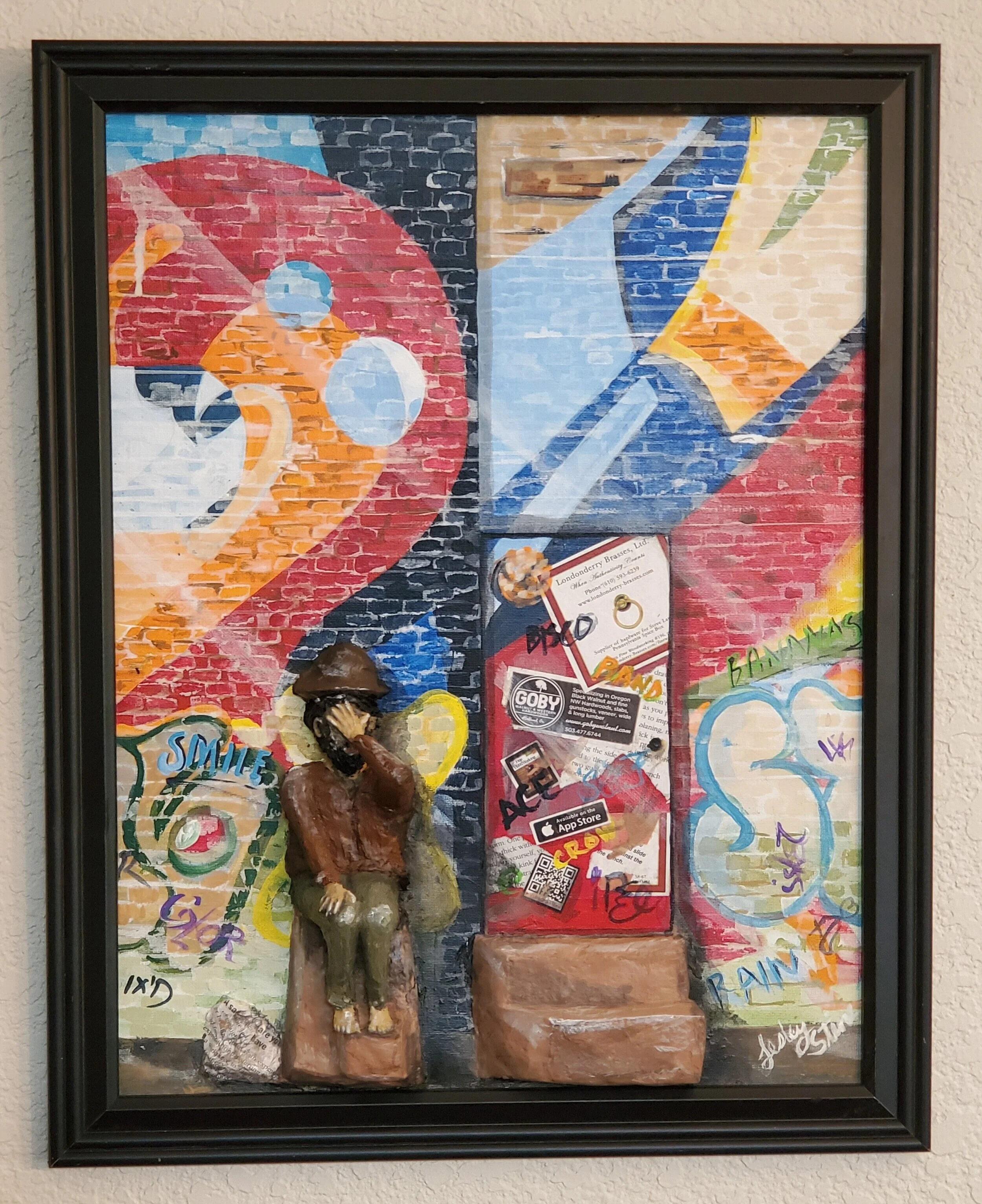 Sorrow and Graffiti, 14 x 18 - Price $100