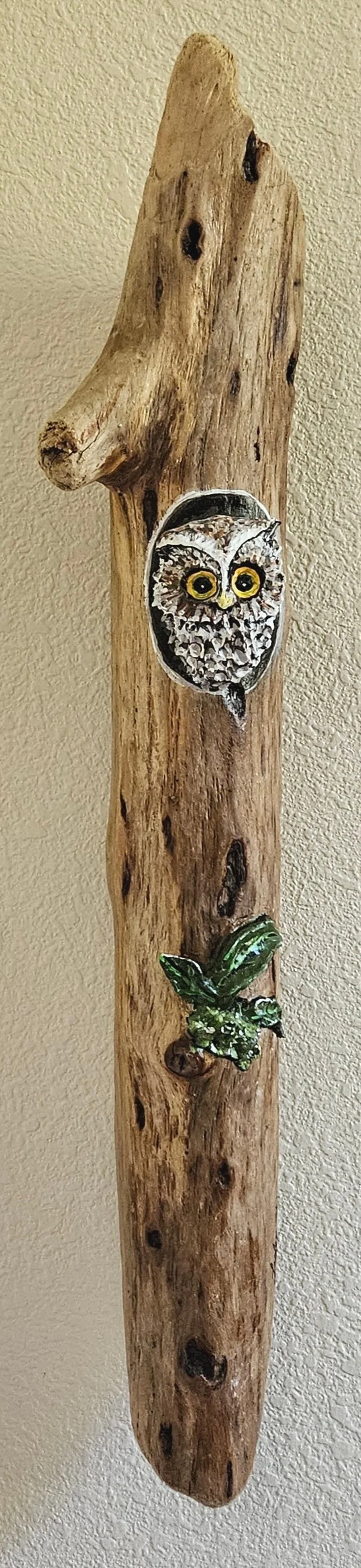 Owl Log, 35" - $100