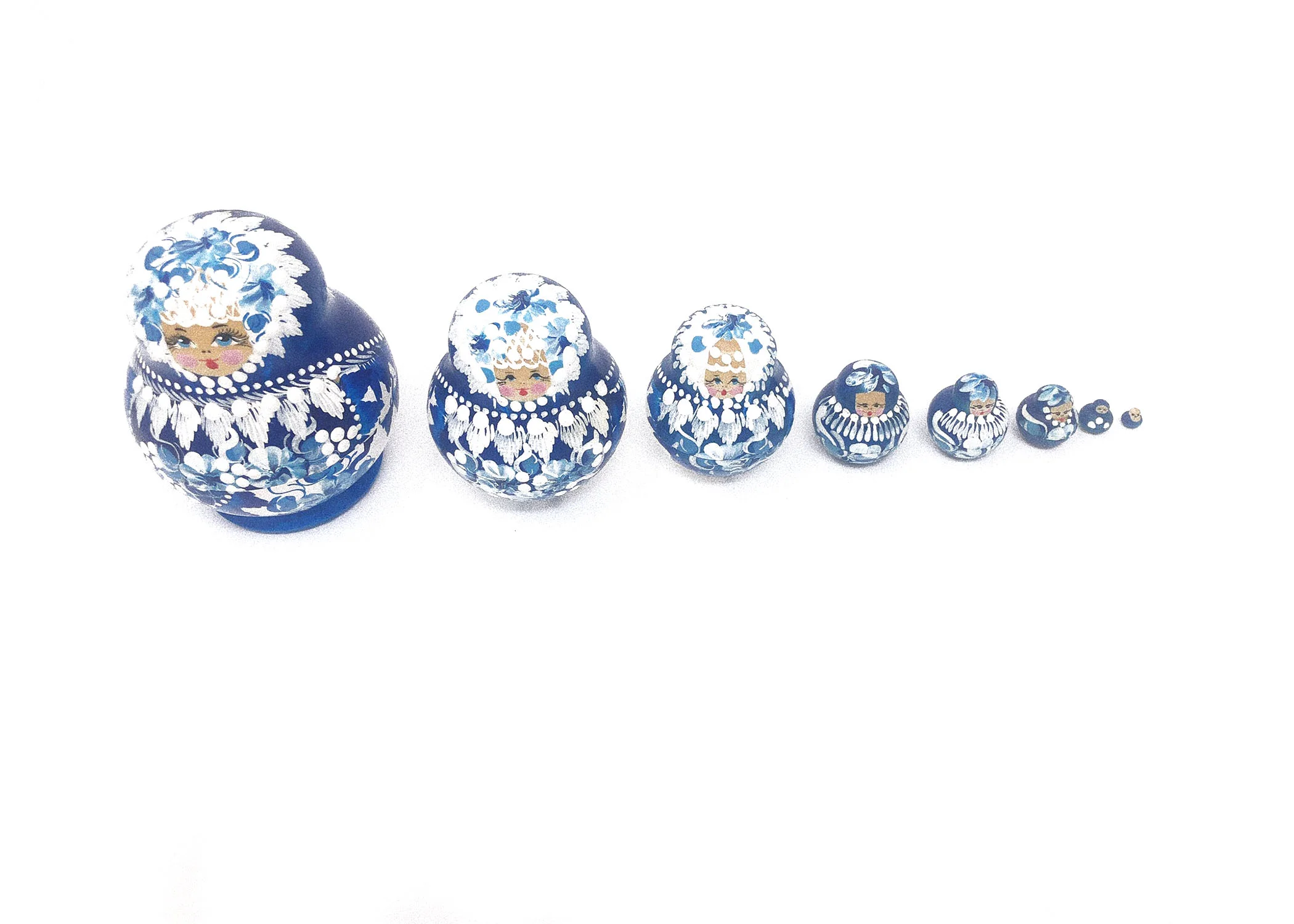 Vintage Hand Painted Russian Nesting Dolls