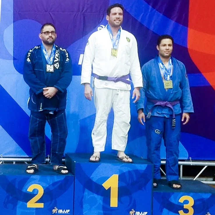 Rick Lipa placed second in the Master Two Male Purple Ultra-Heavy division.