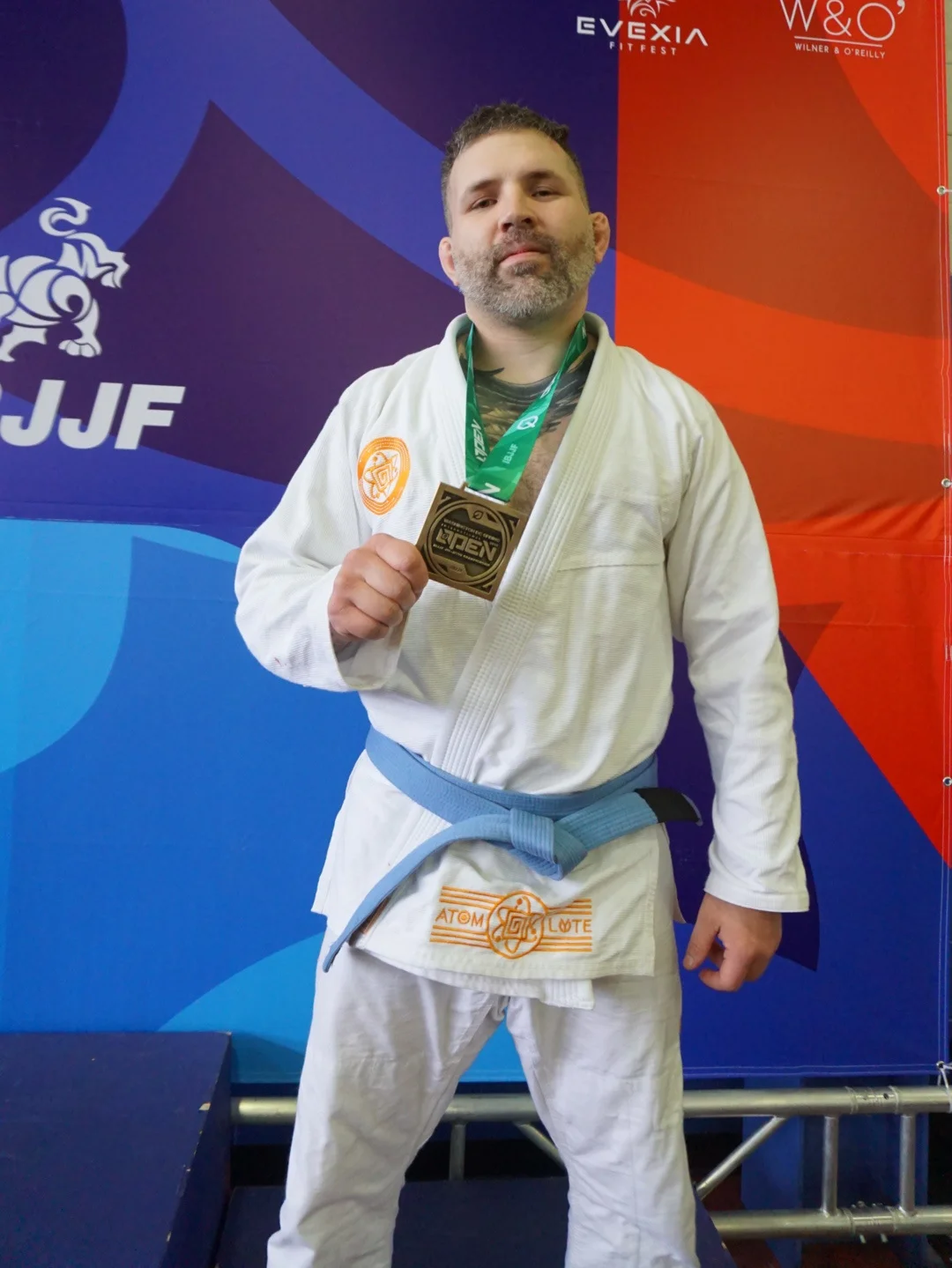 True Believer blue belt and tenacious competitor David Armbrecht earned third place in his division.