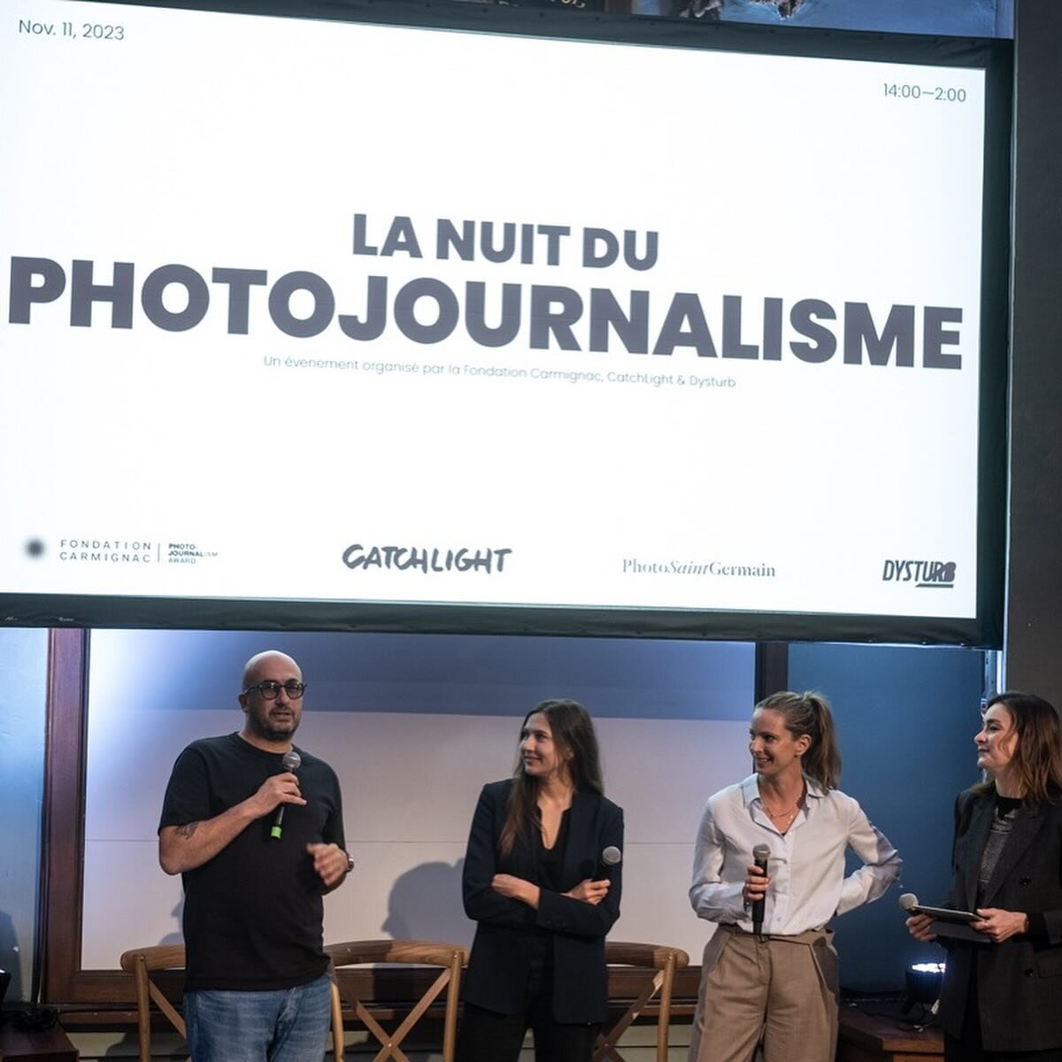It&rsquo;s happening! We celebrate photography everywhere in Paris in November, CatchLight, @prixcarmignac, and @dysturb invite you to an event celebrating impact and innovation in photojournalism. Presented in partnership with the @photosaintgermain
