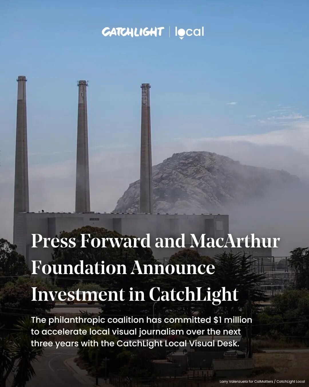 🔗 Link in bio to read more &mdash; Today, @macfound announced the first organizations to receive funding through its participation in the philanthropic coalition, #PressForward, including a $1 million investment in the CatchLight Local Visual Desk. 