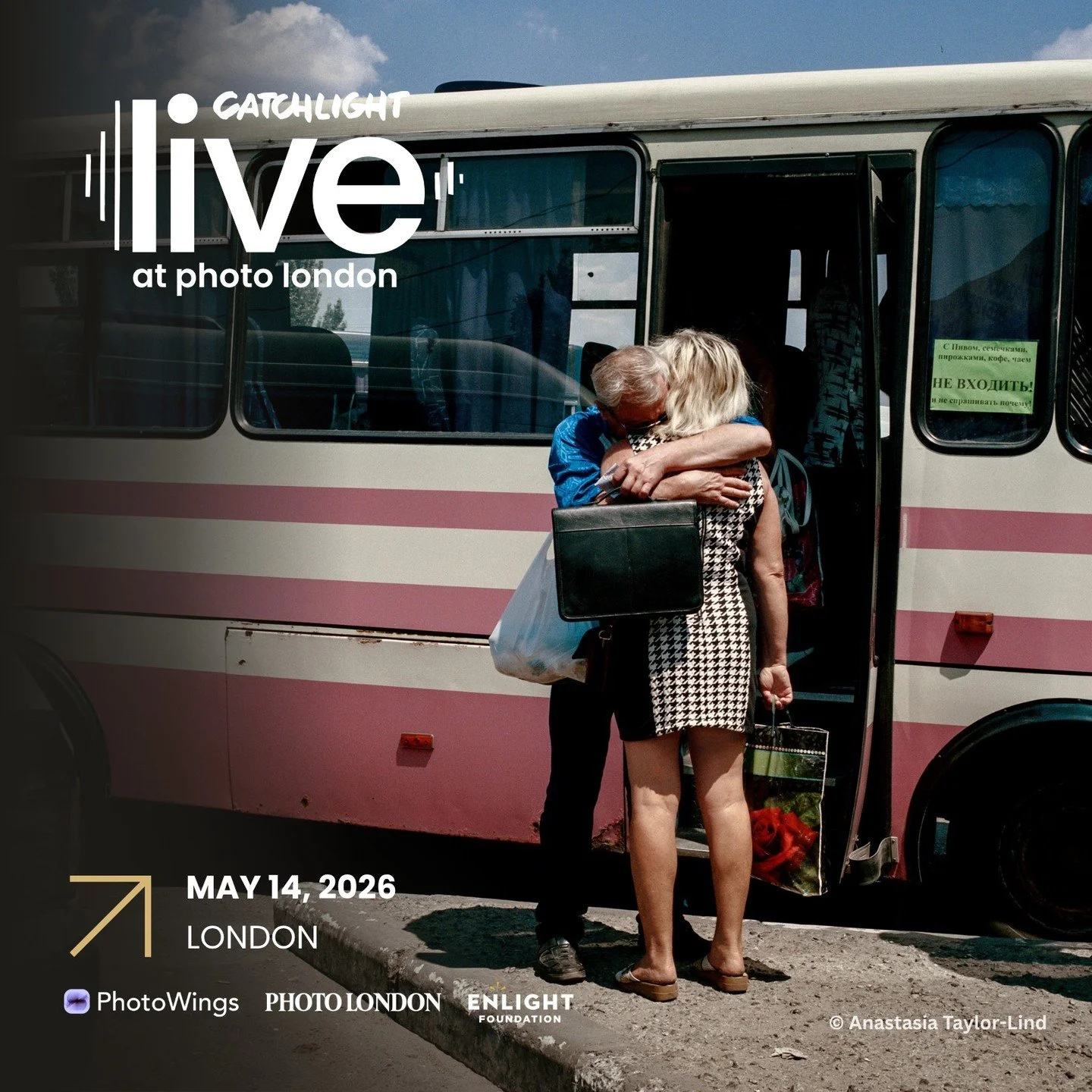 📸 Join CatchLight Live Photo London on May 14! The offsite event, presented in partnership with @photowings, @photolondonfair and @enlightfoundation, will feature large-scale photo projections from across CatchLight programs. 

The evening features 