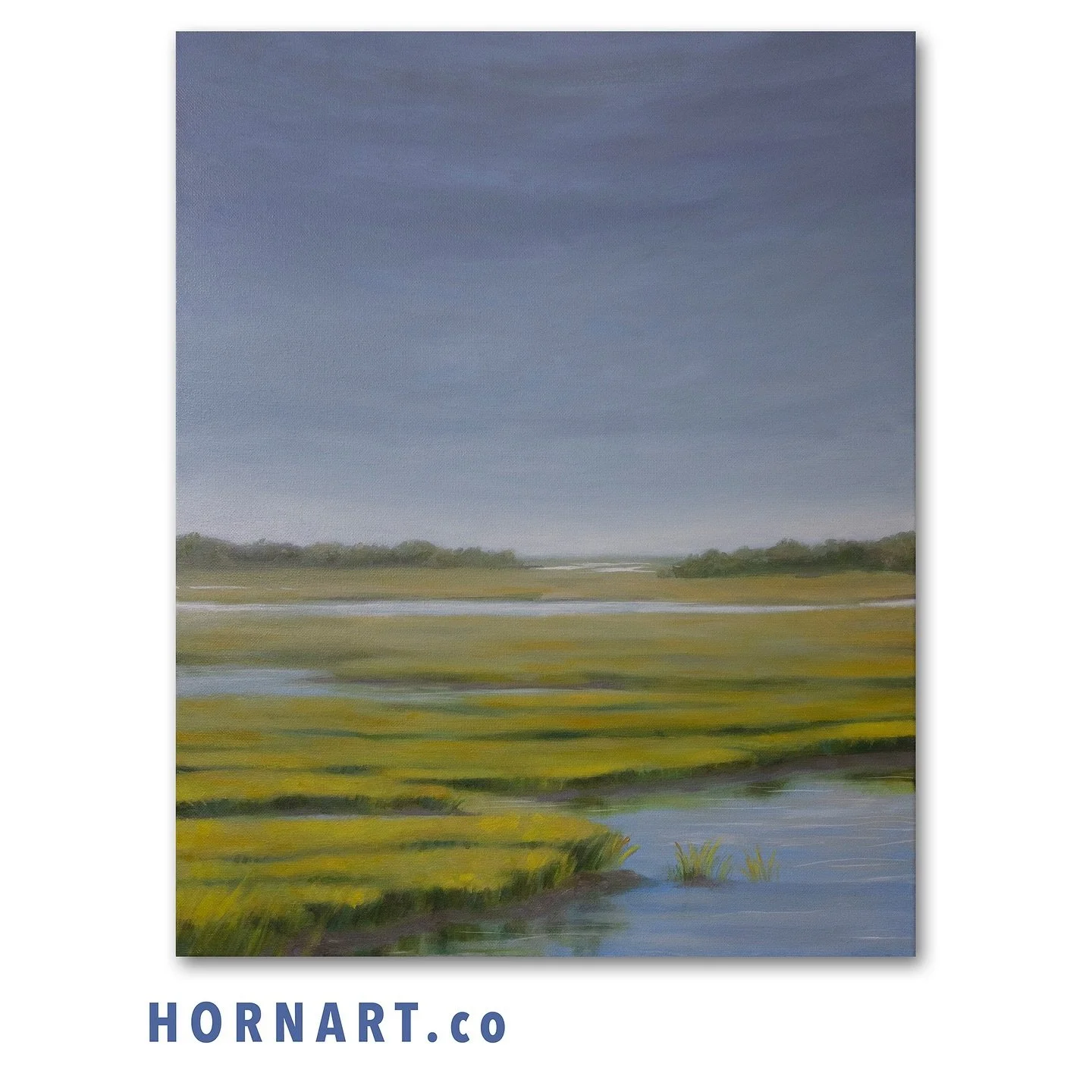 #NEW Daylight Marsh &bull; 16&rdquo; x 20&rdquo; oil on canvas 🎨 ☀️

#art #artgallery #painting #artforsale #oilpainting #oiloncanvas #originalart #artist #landscapepainting #marsh #ssi #hornartco