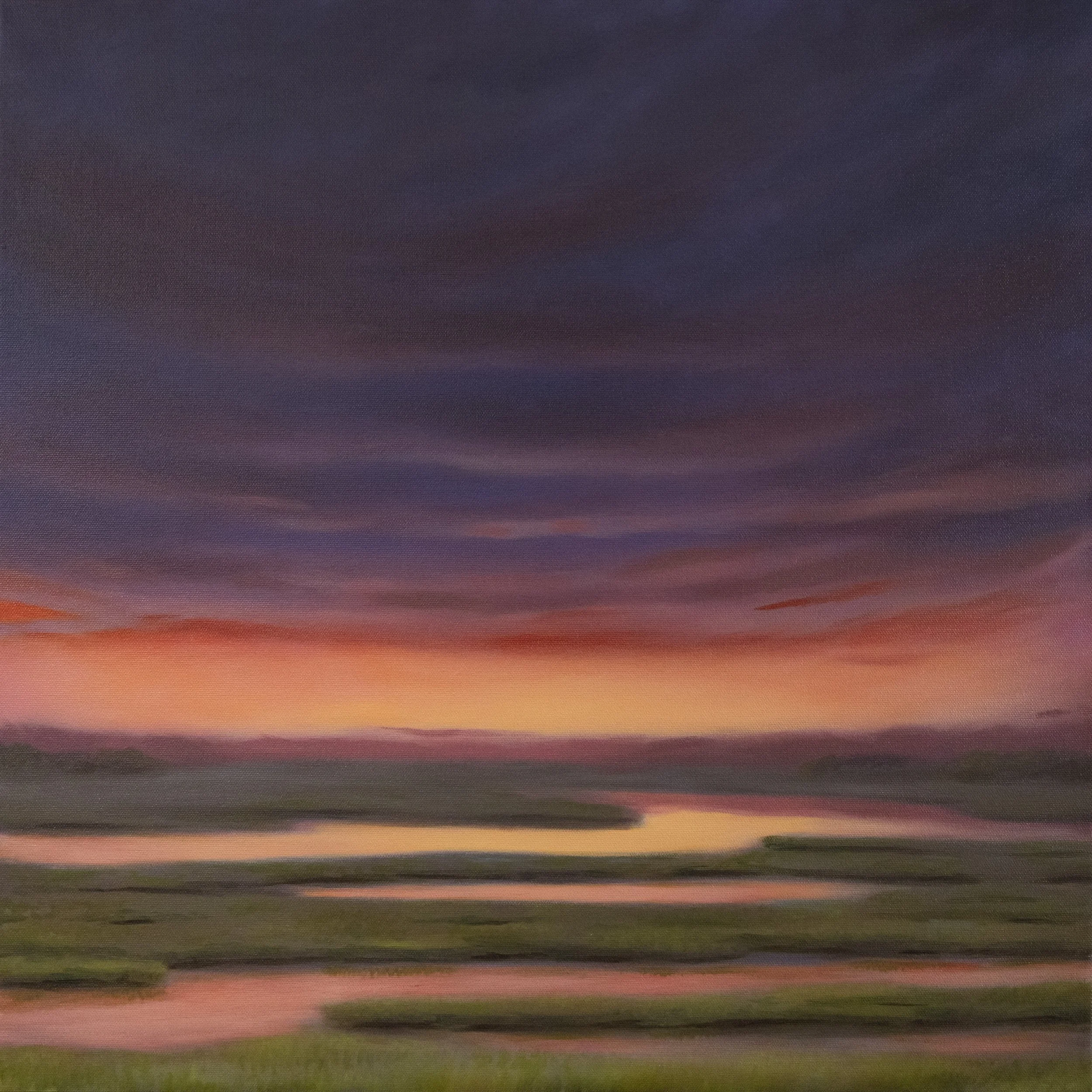 Storm Clouds Over the Marsh